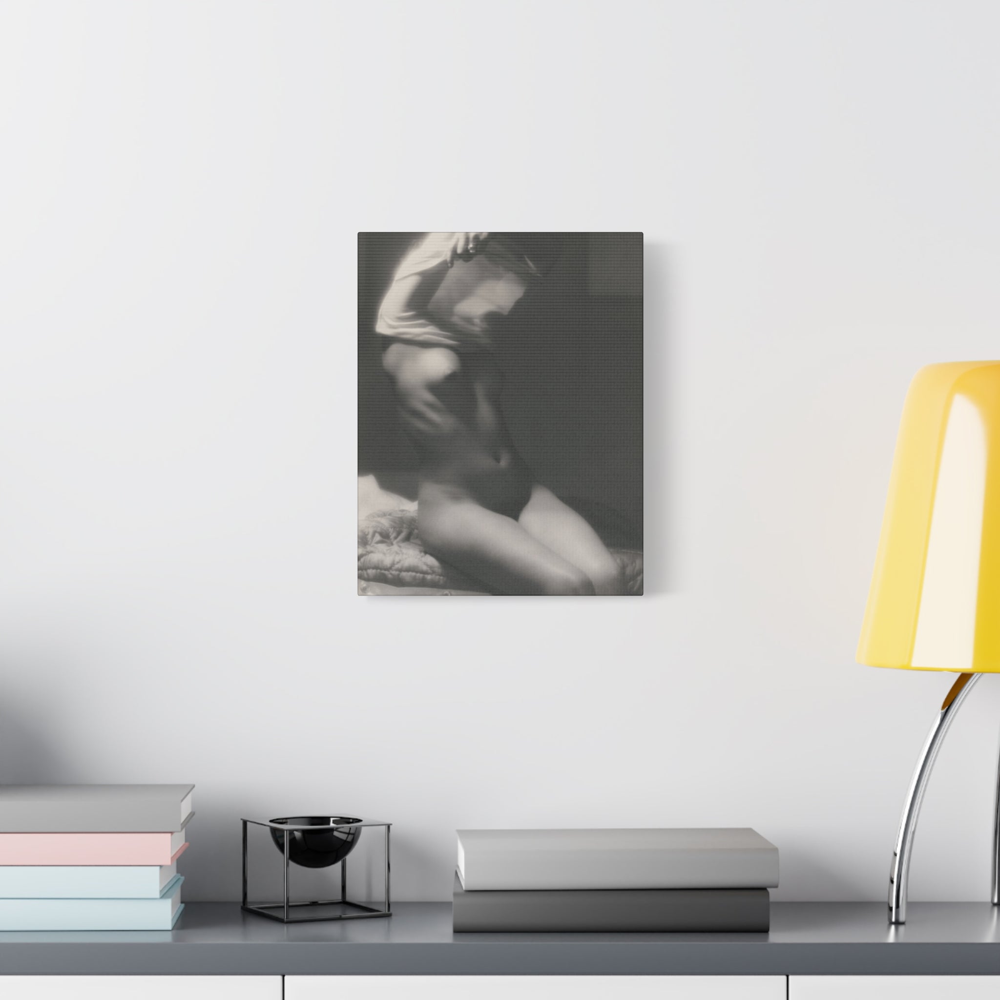 canvas-print-vor-dem-schlafen-gehen-by-michael-heumuller-black-and-white-photography-nude-art-wall-decor-stretched-canvas-art