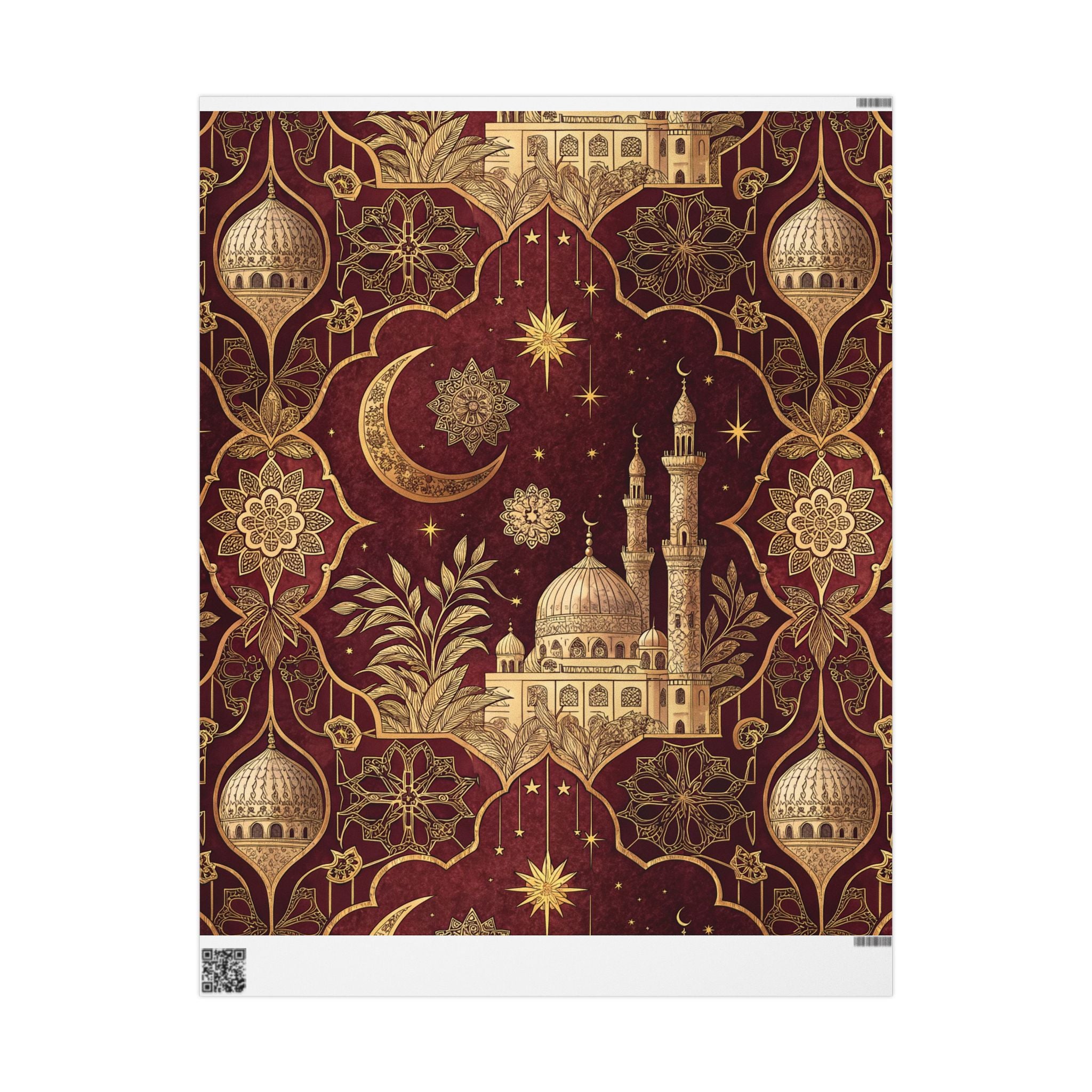 ramadan-night-wrapping-papers-islamic-celestial-gift-wrap-mosque-silhouette-eid-holiday-supplies-festive-present-packaging-re