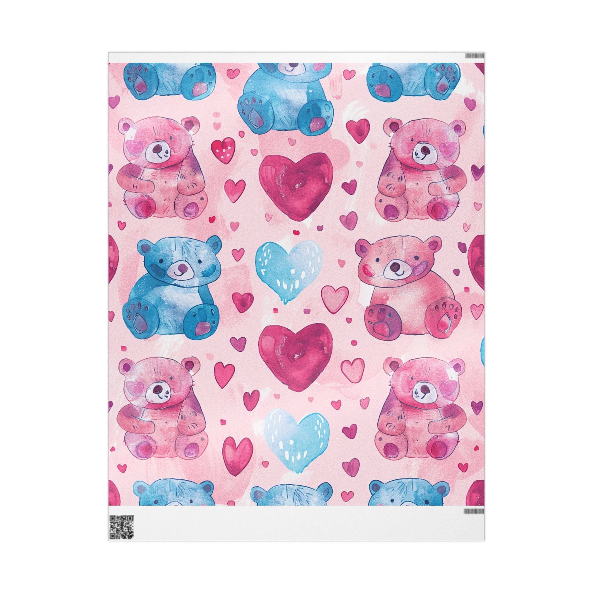 gift-wrap-teddy-bear-wrapping-paper-love-valentines-gift-wrap-holiday-gift-wrap-cute-pink-wrapping-paper-gift-wrapping-presen