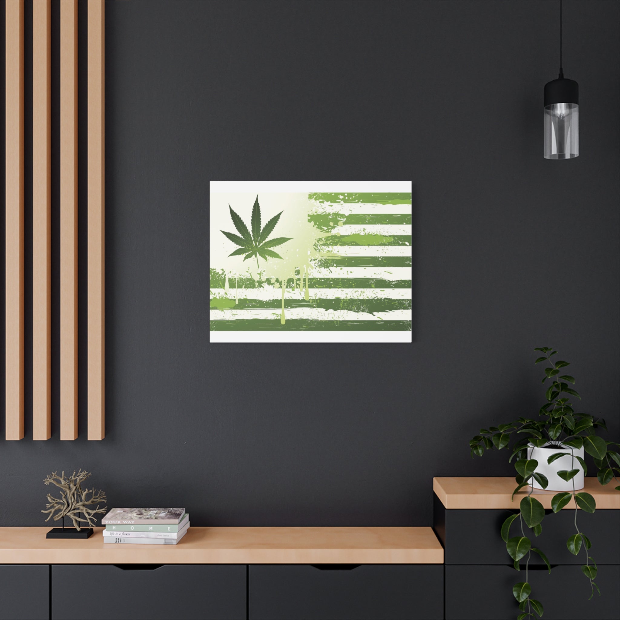 canvas-print-marijuana-republic-weed-mary-jane-funny-home-decor-wall-art-stretched-matte-wall-hanging-decorative-weed-art-mar