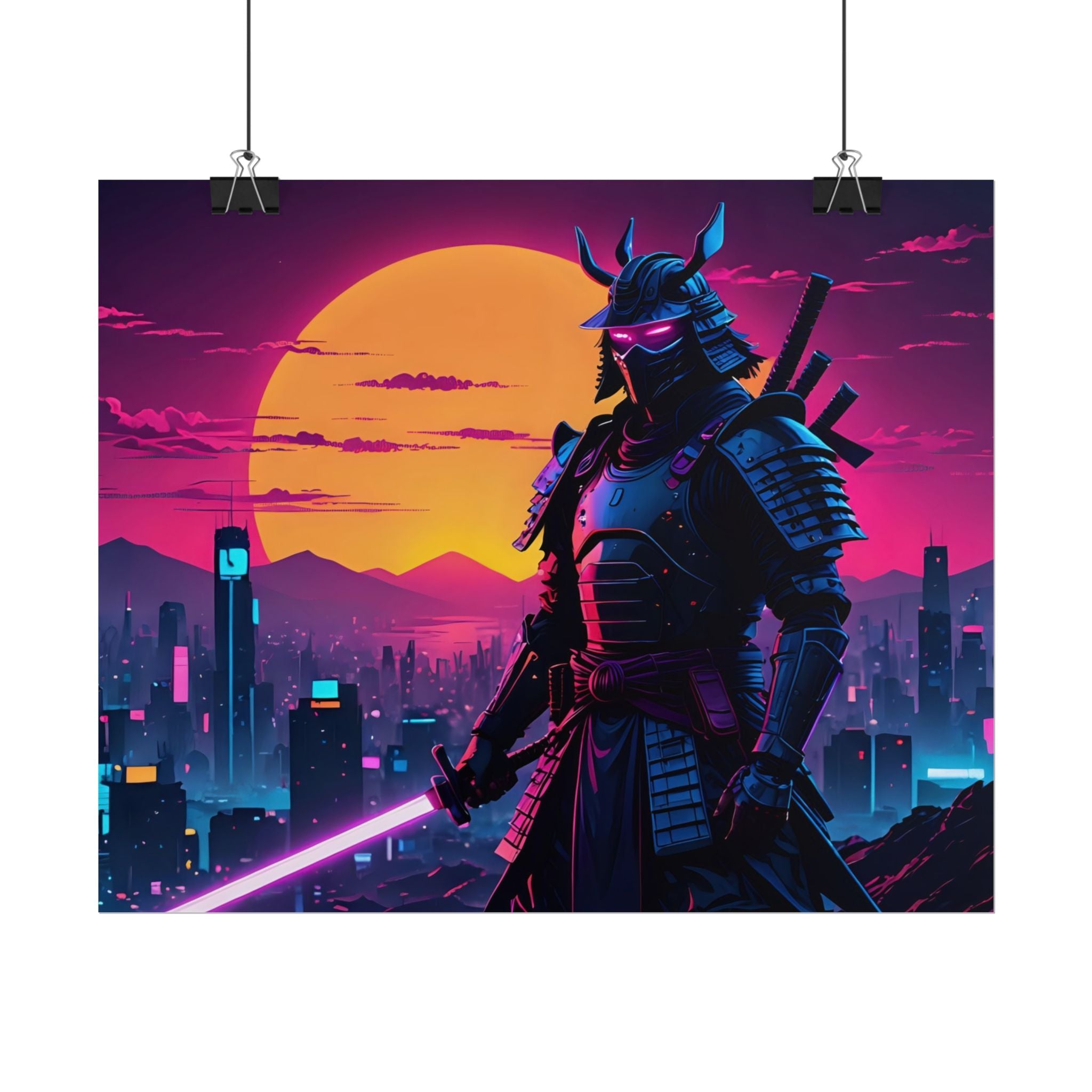 samurai-retrowave-poster-print-synthawave-wall-art-poster-gift-for-anime-fans-home-decor-japanese-art-retro-aesthetic-lightsa