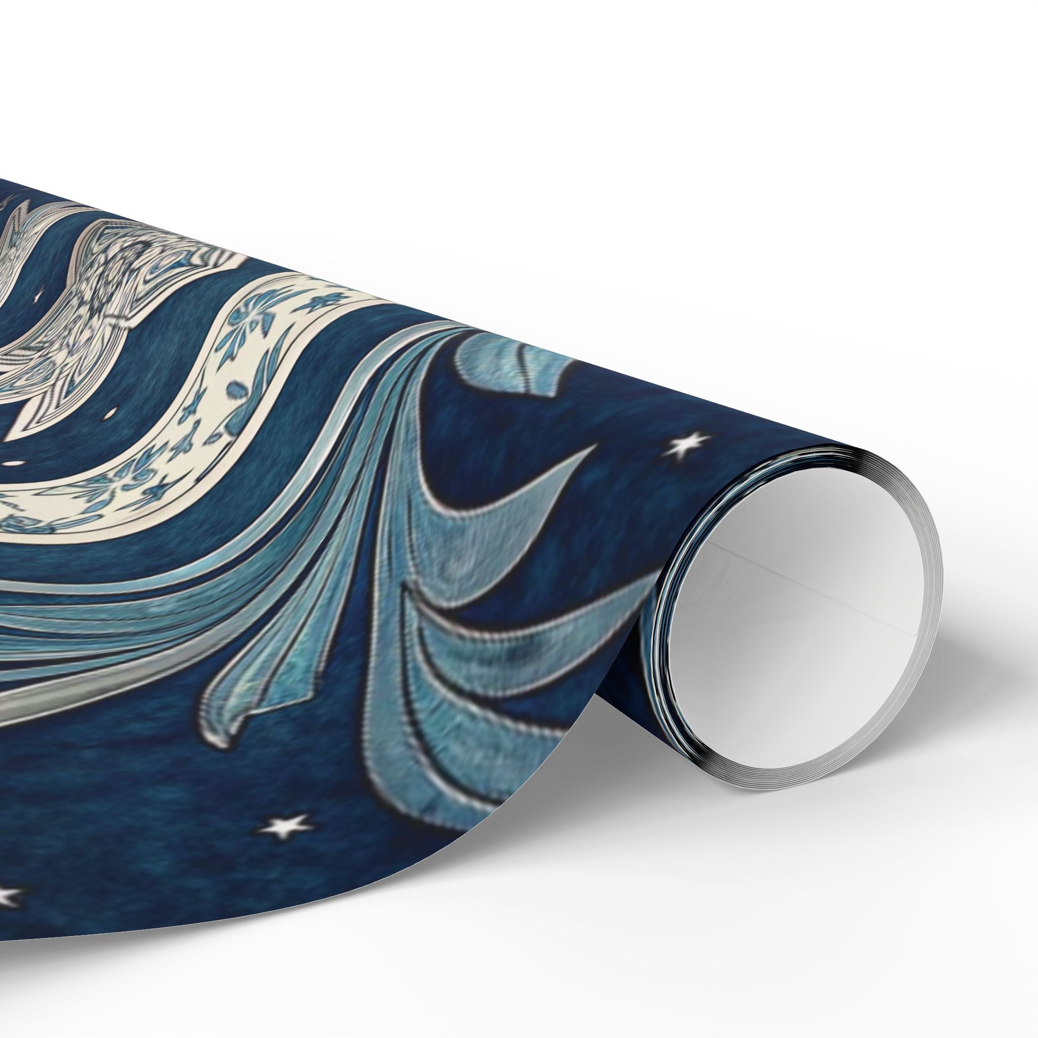 ramadan-night-wrapping-papers-islamic-celestial-gift-wrap-mosque-silhouette-eid-holiday-supplies-festive-present-packaging-re