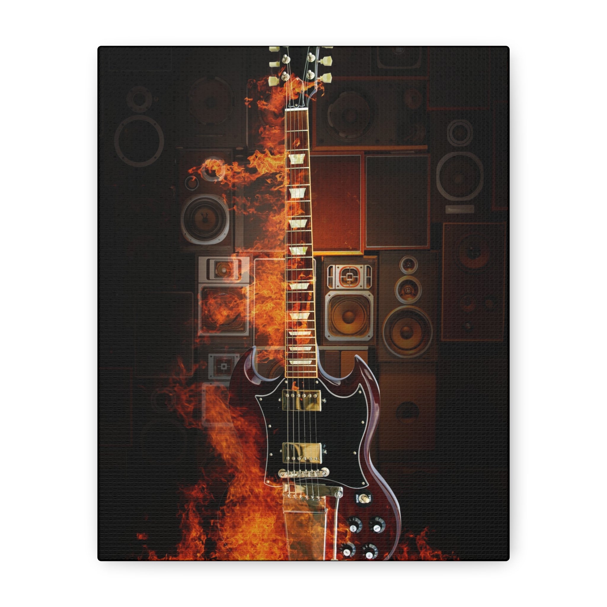 canvas-print-rock-n-roll-guitar-in-fire-home-wall-decor-music-art-gift-matte-stretched-wall-art-musicians-gift-guitarist-deco