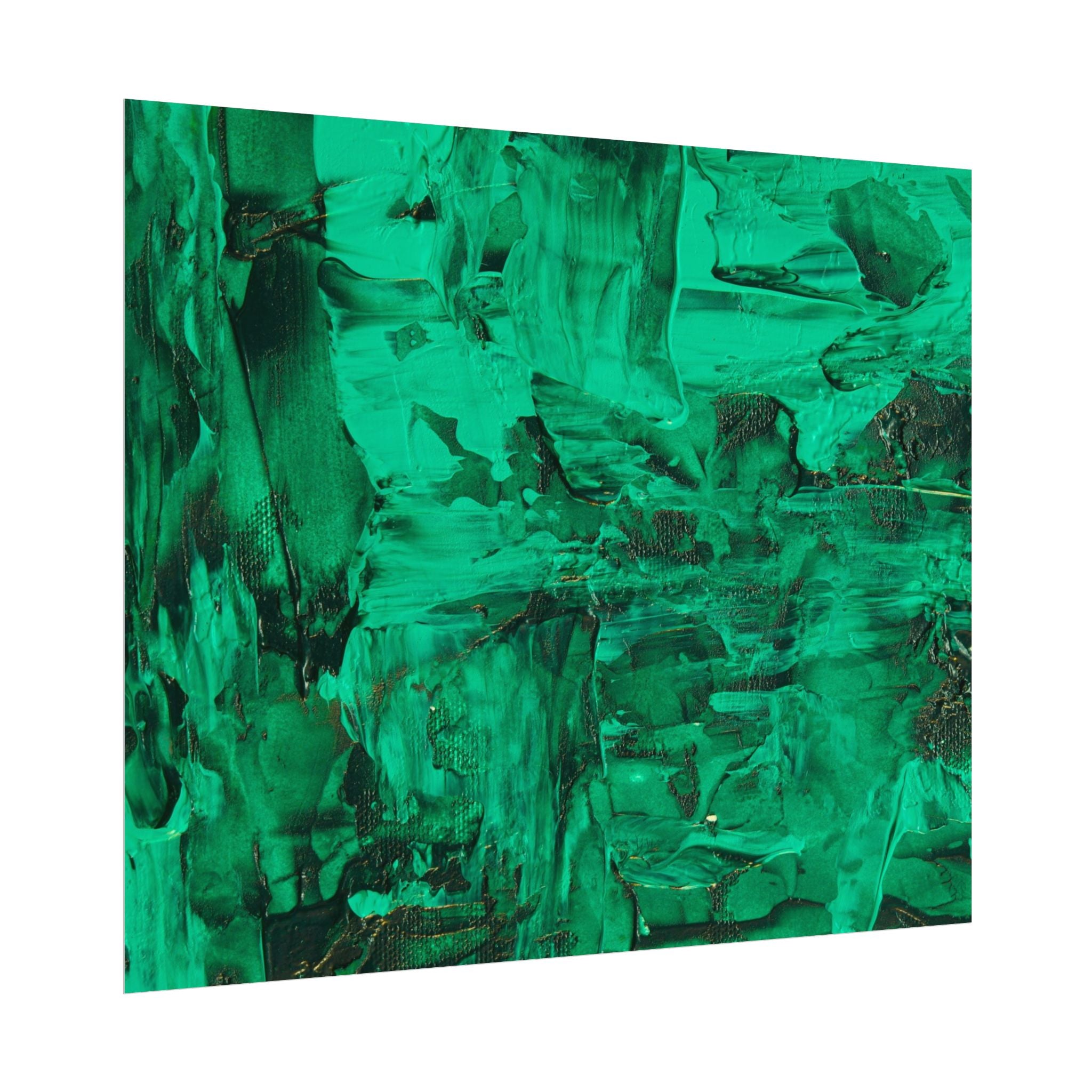 Abstract Green Poster Wall Art, Home Decor, Office Decor, Green Canvas Bedroom, Green Poster Print, Modern Art, Green Wall Decor