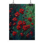 red-wildflowers-poster-print-impasto-oil-painting-look-stretched-wall-art-home-decor-floral-print-gift-for-nature-lover