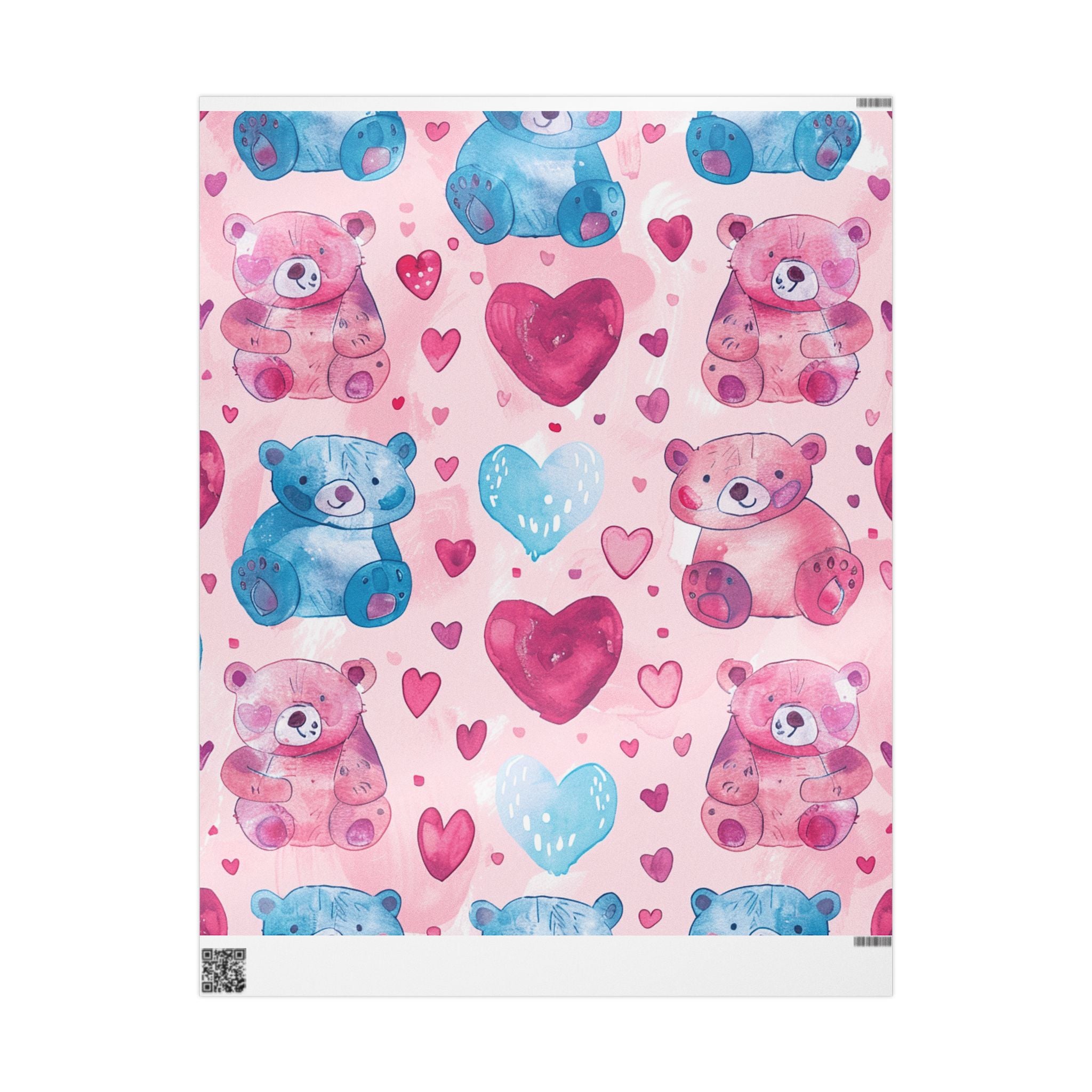 valentine-wrapping-papers-pink-teddy-bear-v-day-gift-wrap-holiday-present-accessories-love-theme-packaging-romantic-giftwrap-
