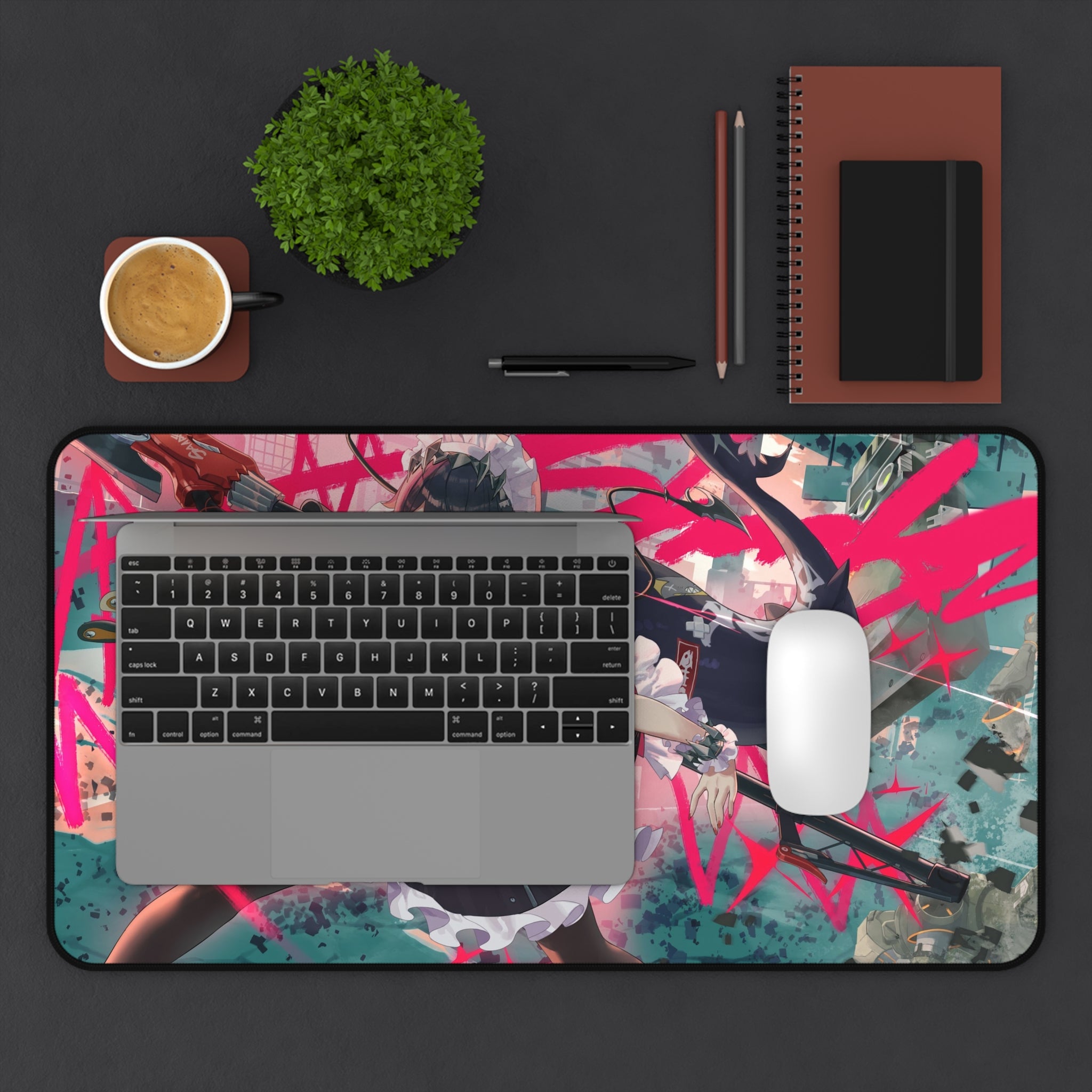 Zenless Zone Zero Ellen Joe Gaming Mouse Pad - ZZZ Desk Mat - New Eridu Anime Desk pad - XL Waifu Ga