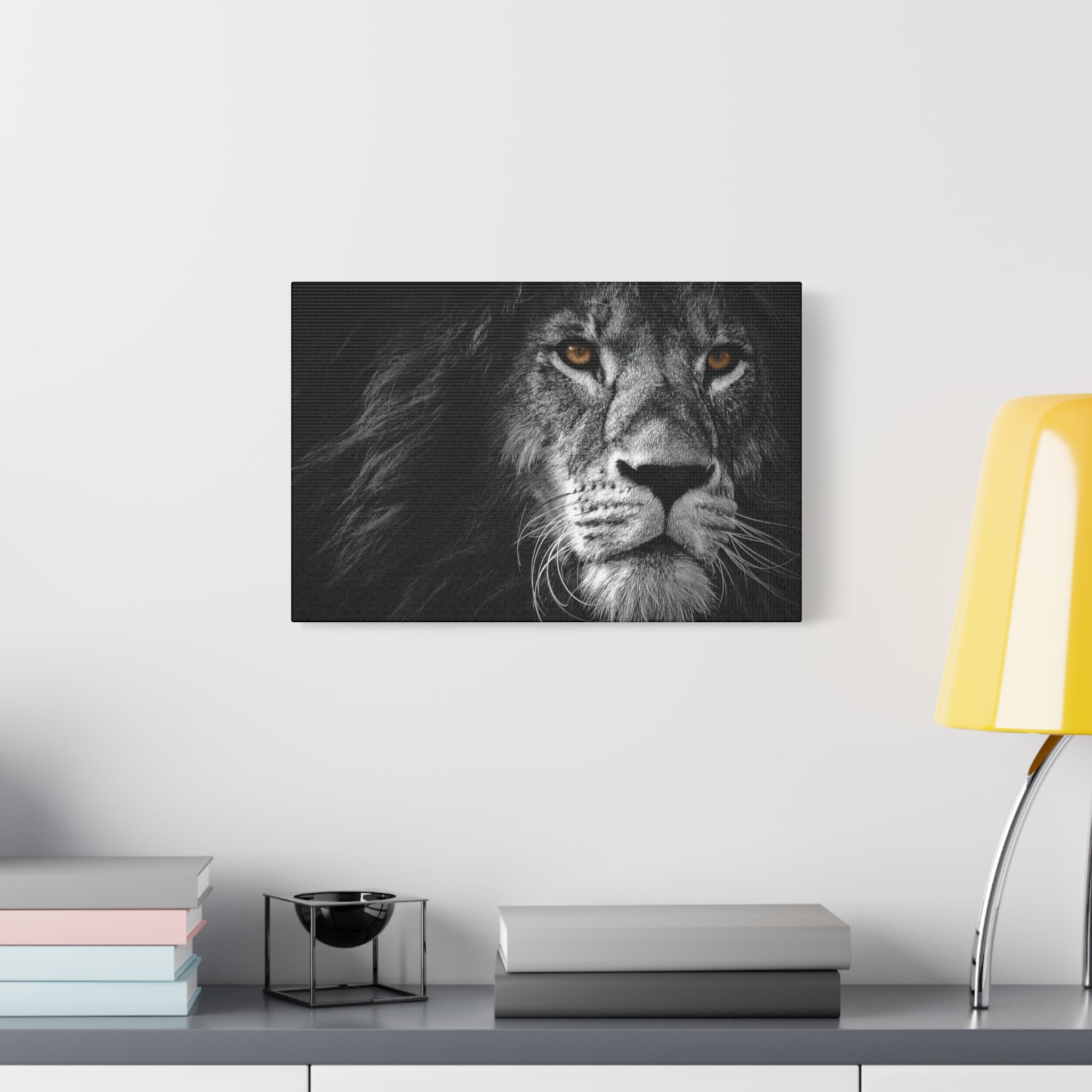 canvas-print-lion-wall-art-black-and-white-living-room-decor-matte-stretched-lion-poster-jungle-animal-art-print-wildlife-saf
