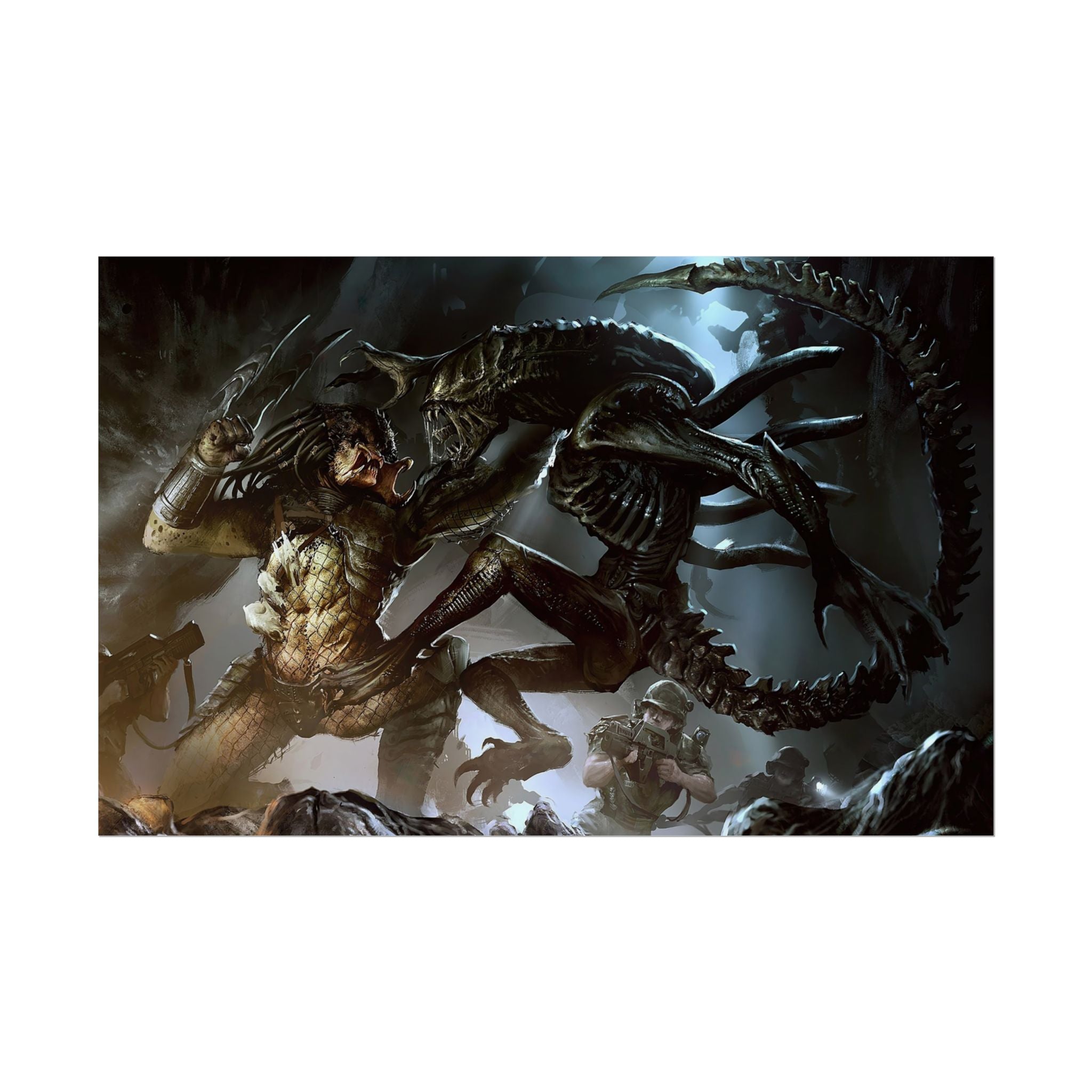 predator-alien-poster-print-xenomorph-si-fi-home-decor-movie-poster-pretador-fantasy-art