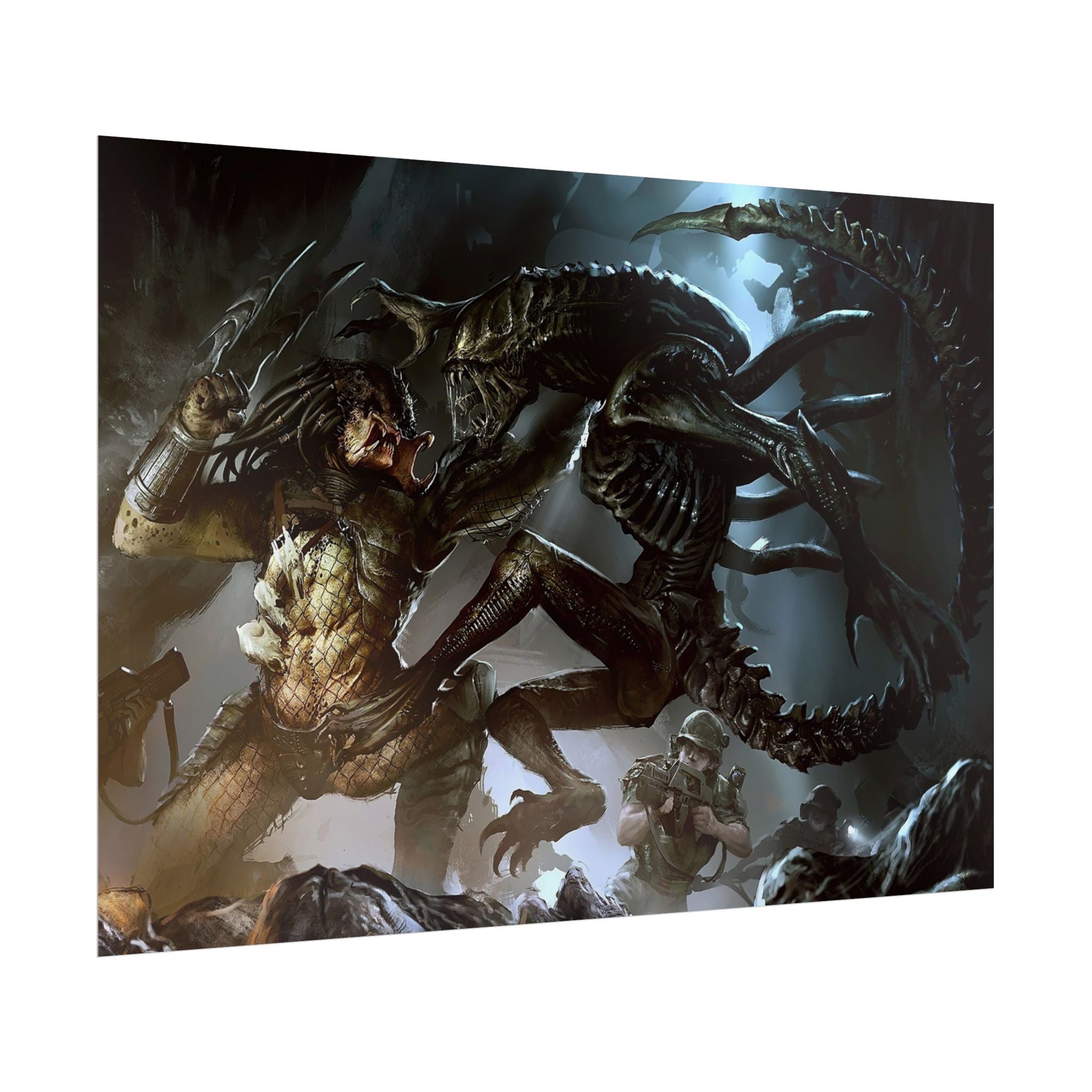 predator-alien-poster-print-xenomorph-si-fi-home-decor-movie-poster-pretador-fantasy-art