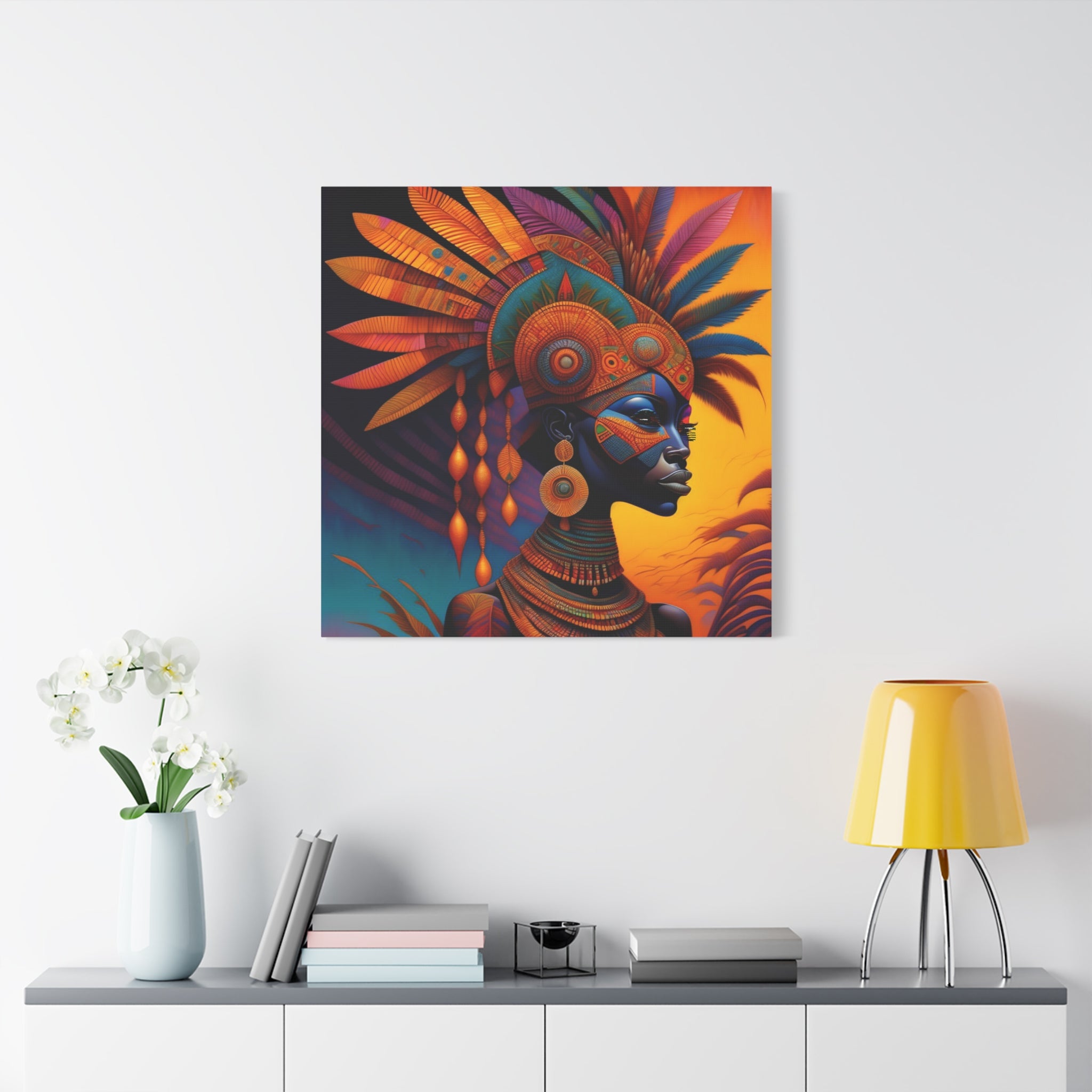 canvas-wall-art-traditional-african-woman-african-portrait-afrocentric-home-decor-tribal-art-african-american-art-ethnic-wall