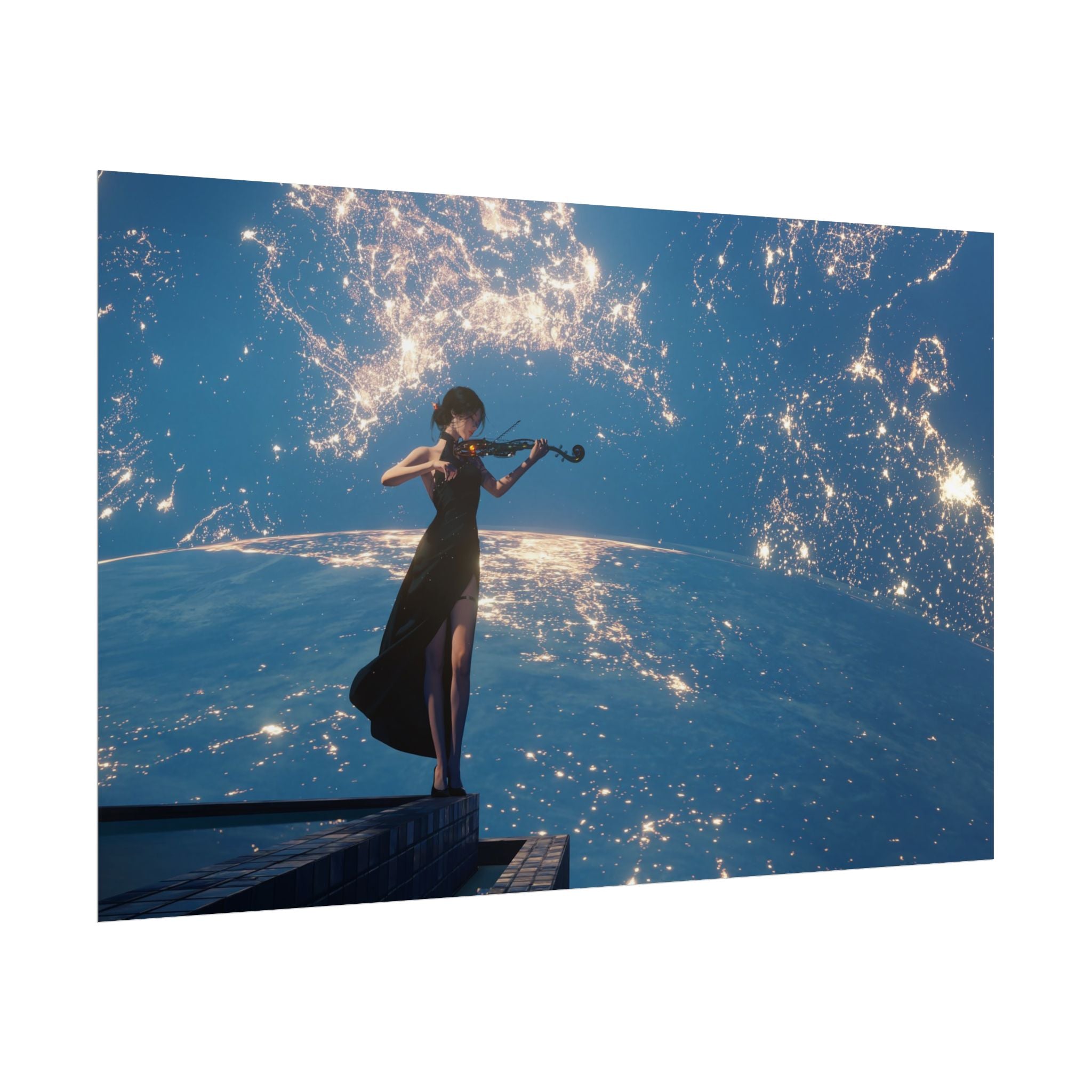 girl-playing-violin-in-starry-sky-poster-wall-art-universe-poster-print-music-lover-decor-bedroom-wall-hanging-musical-art