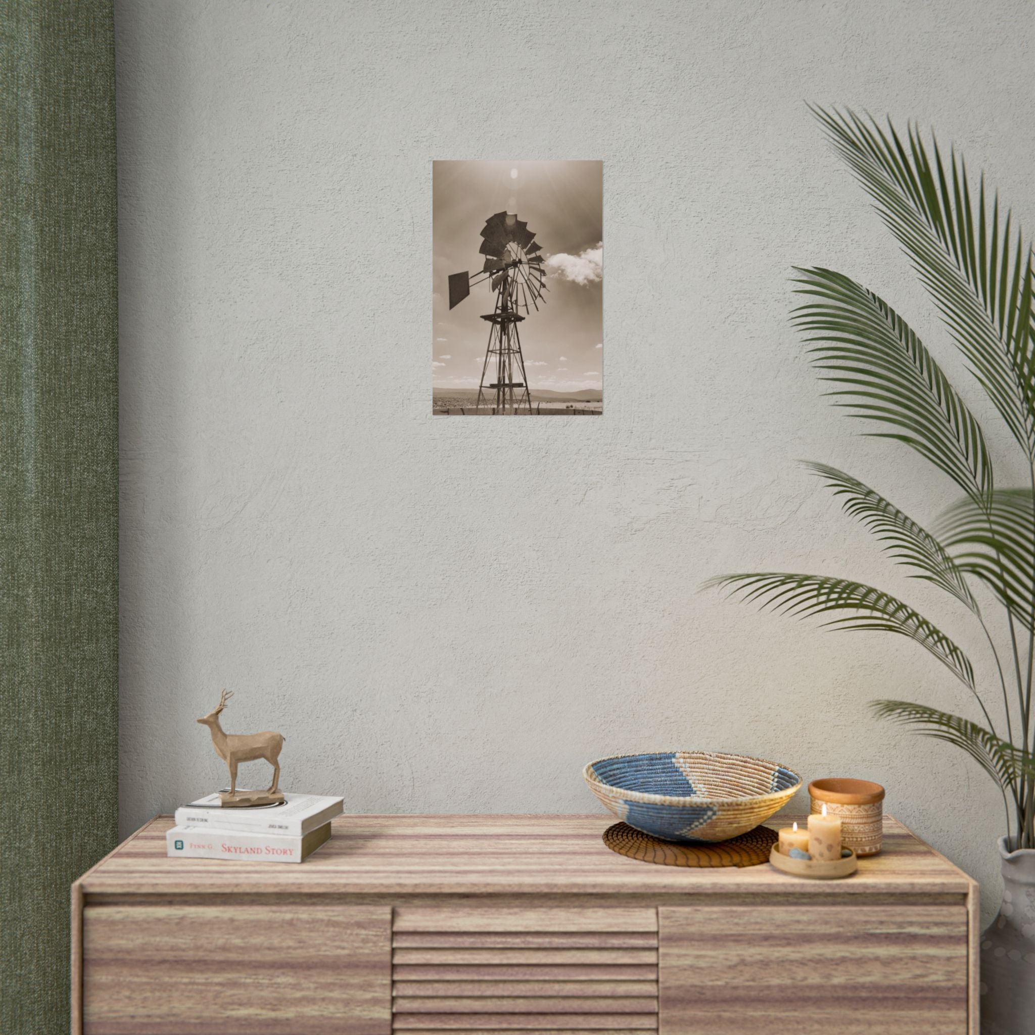 rustic-windmill-photography-poster-print-farm-house-wall-decor-gift-for-farmers-country-home-decor-windmill-wall-art