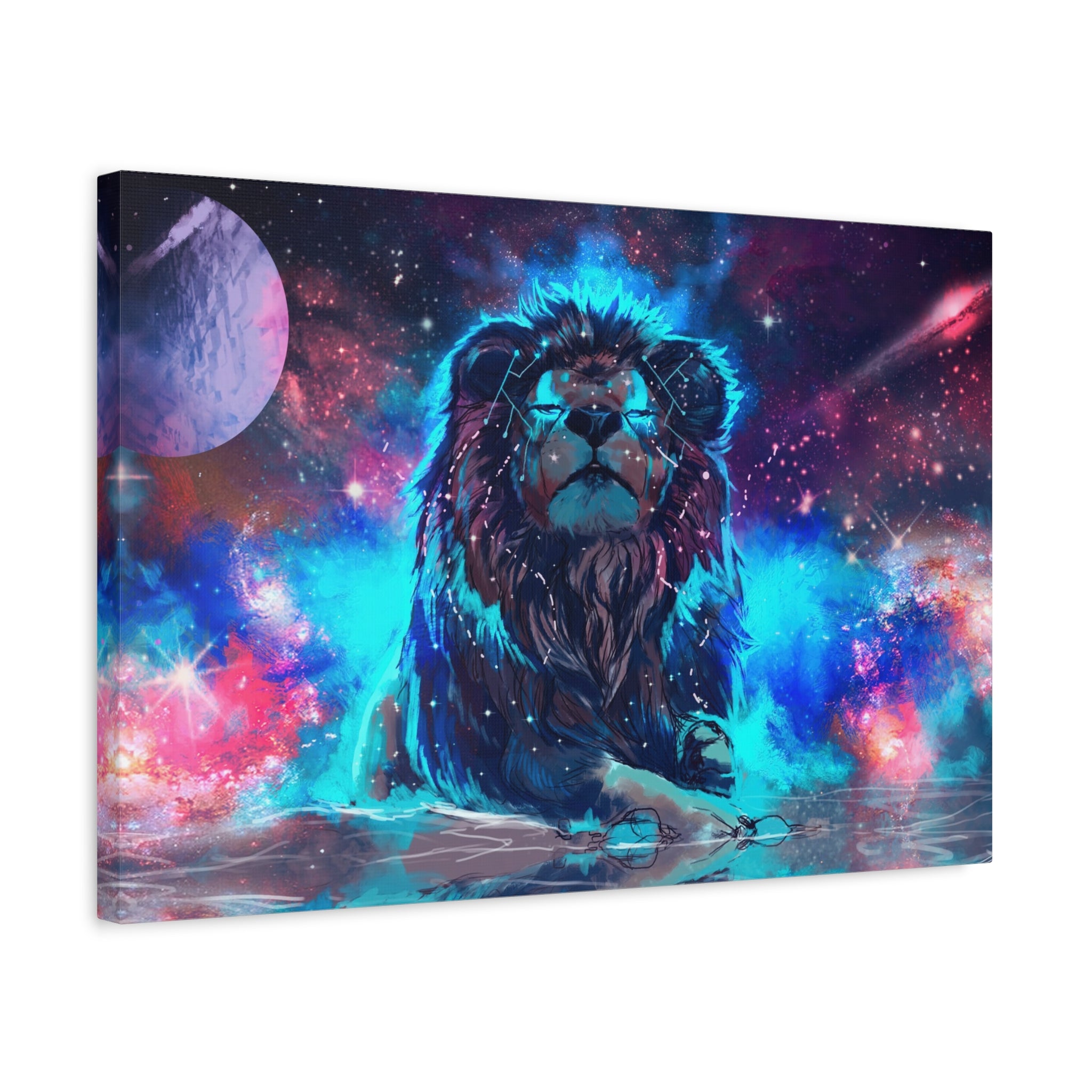 canvas-print-lion-wall-art-fantasy-leon-living-room-decor-matte-stretched-lion-poster-jungle-animal-art-print-wildlife-safari