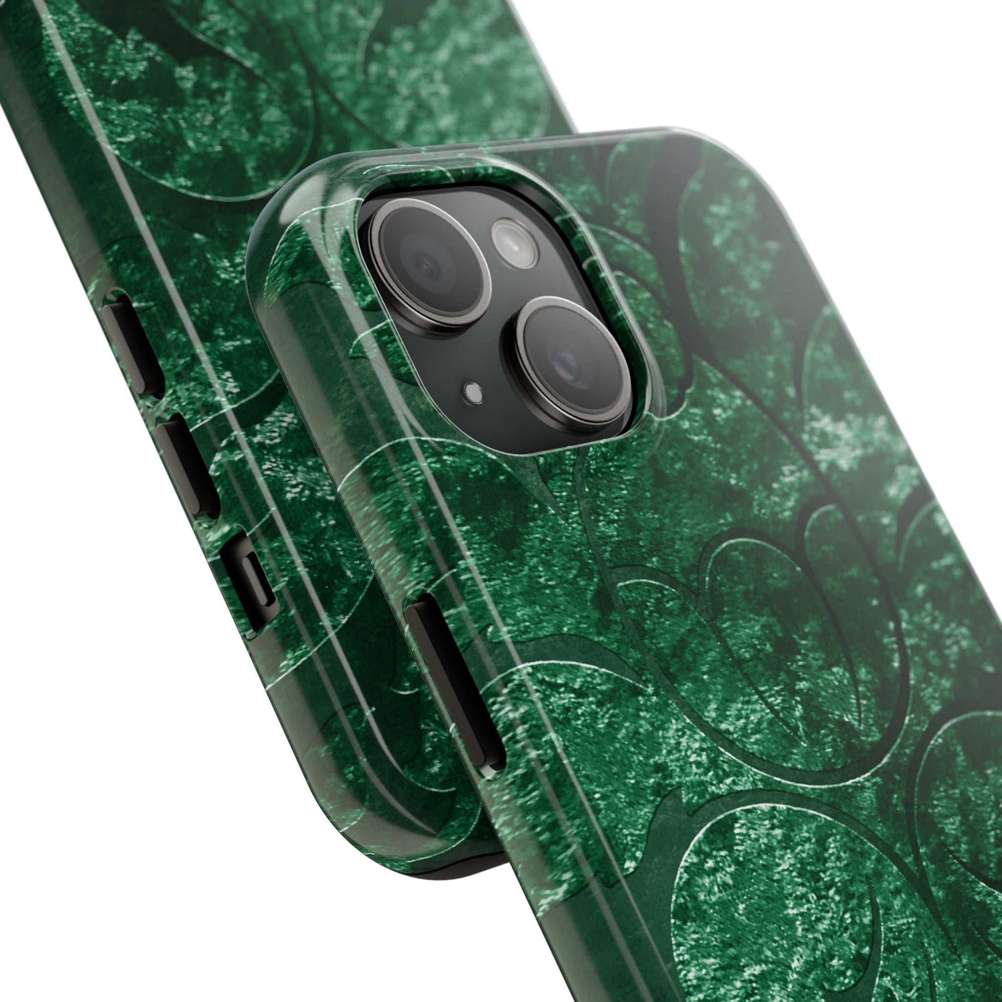 embossed-emerald-velvet-tough-iphone-case-protective-iphone-cover-heavy-duty-iphone-case-rugged-phone-case-durable-smartphone
