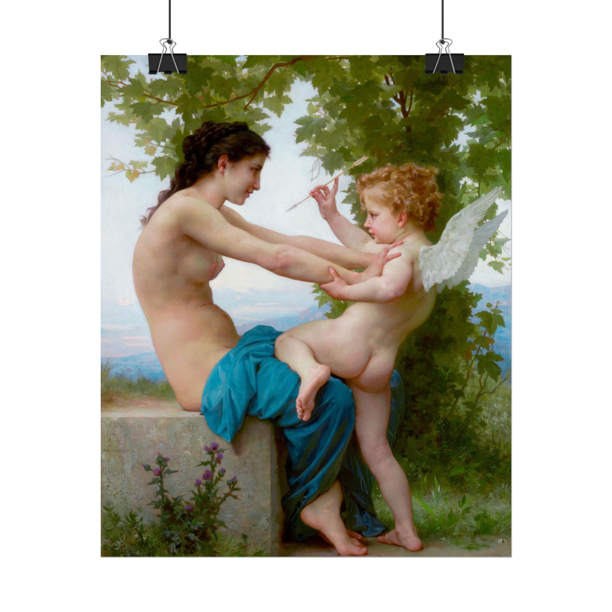 poster-print-girl-defending-herself-against-eros-bouguereau-living-room-decor-love-wall-art-eros-poster-art-romantic-painting