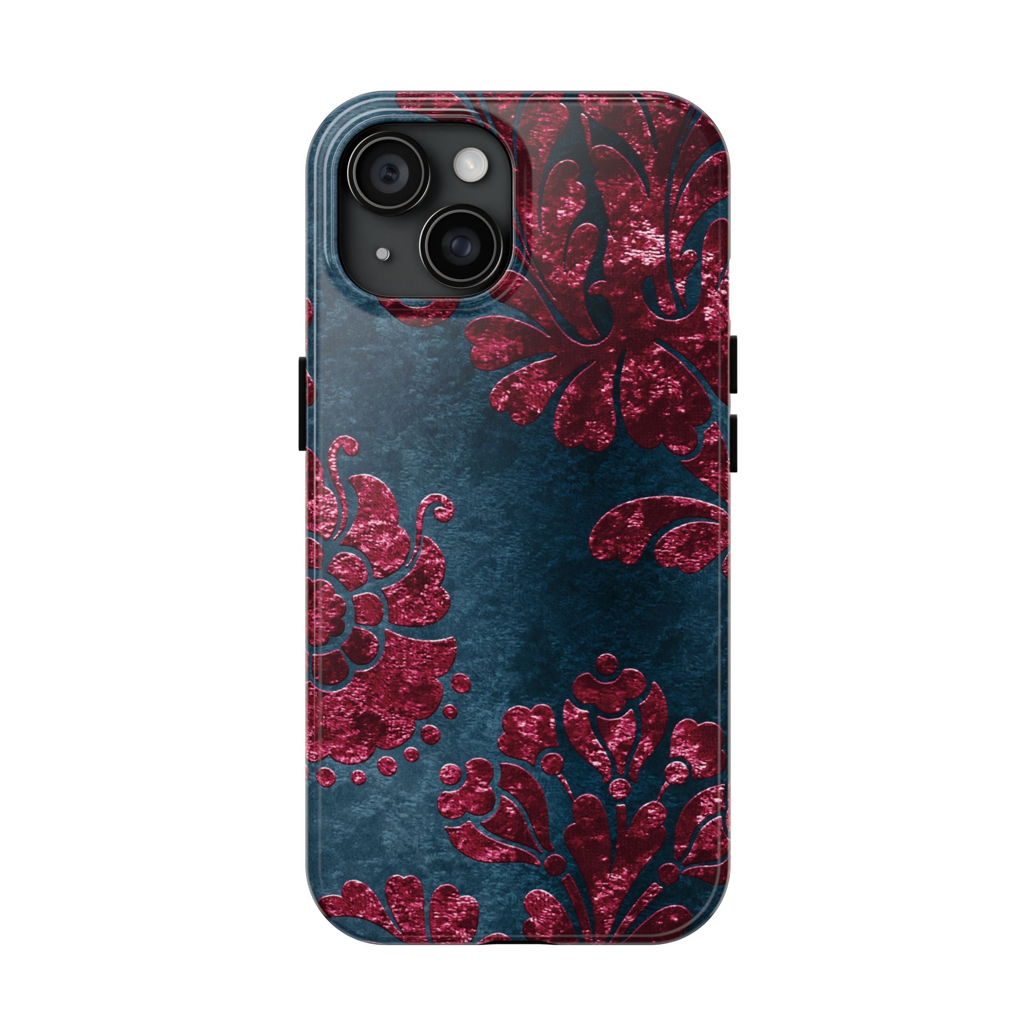 embossed-burgundy-velvet-tough-iphone-case-protective-iphone-cover-heavy-duty-iphone-case-rugged-phone-case-durable-smartphon