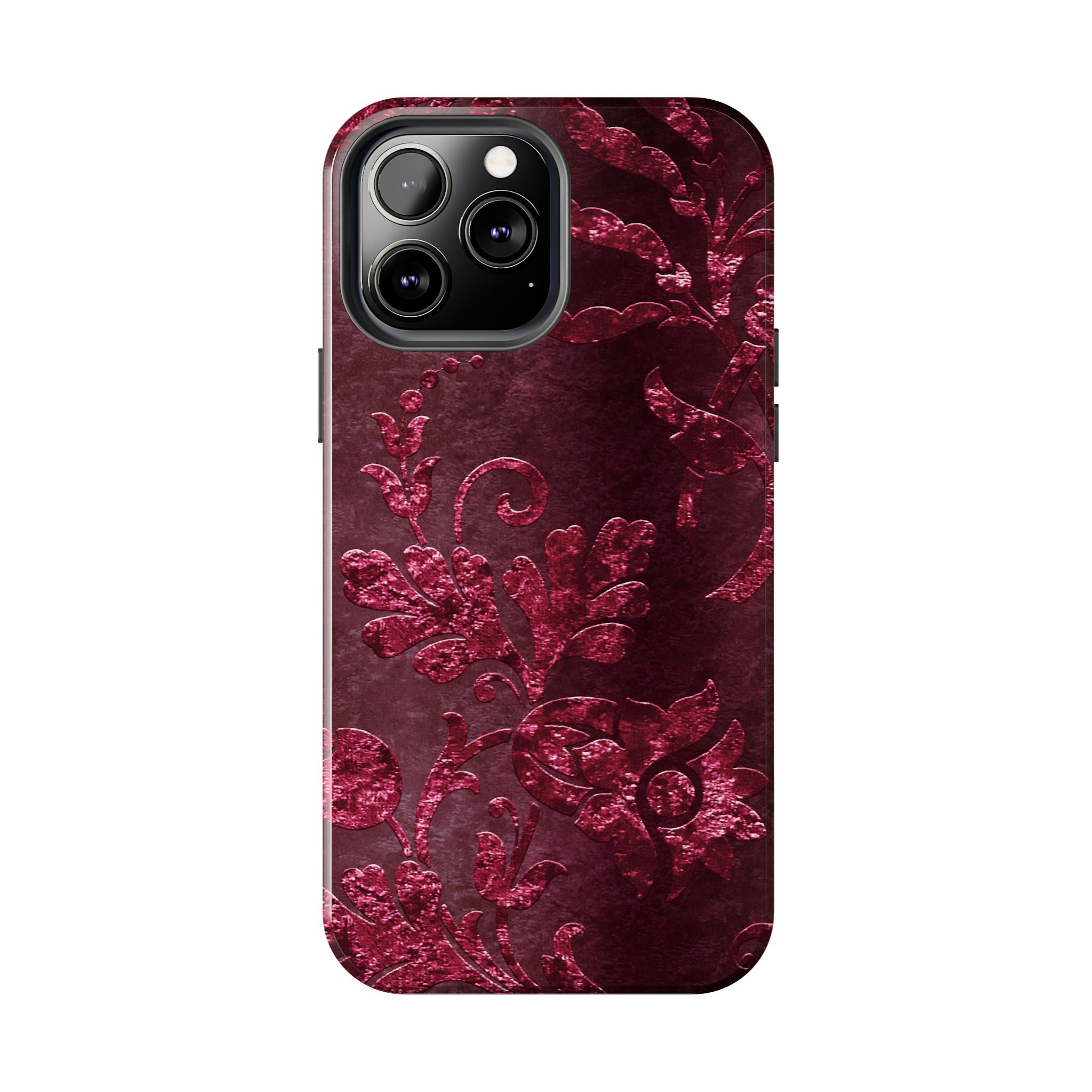 embossed-burgundy-velvet-tough-iphone-case-protective-iphone-cover-heavy-duty-iphone-case-rugged-phone-case-durable-smartphon