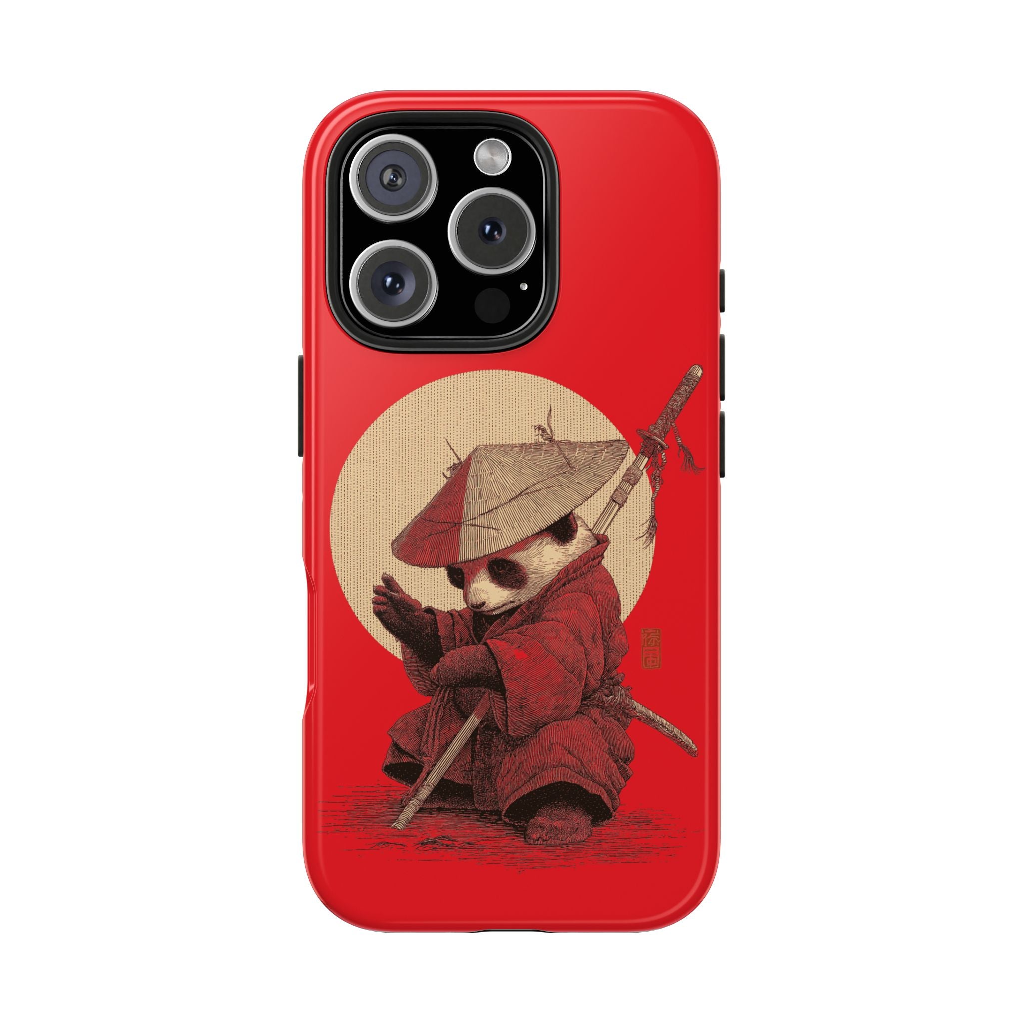 japanese-samurai-panda-iphone-tough-case-kawaii-animal-phone-cover-protective-phone-cover-japandi-art-iphone-case