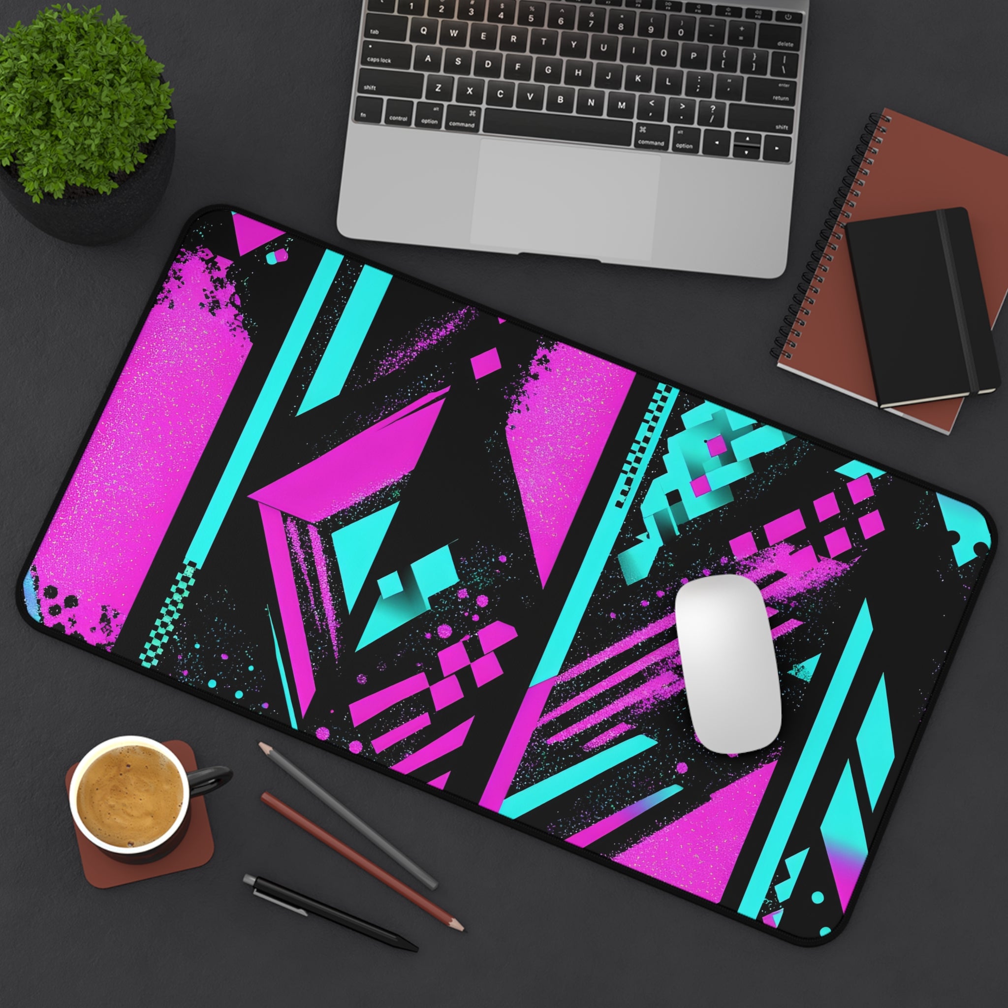 abstract-synthwave-neon-mouse-pad-for-retro-desk-decor-retro-neon-desk-pad-with-abstract-synthwave-design-colorful-desk-mat