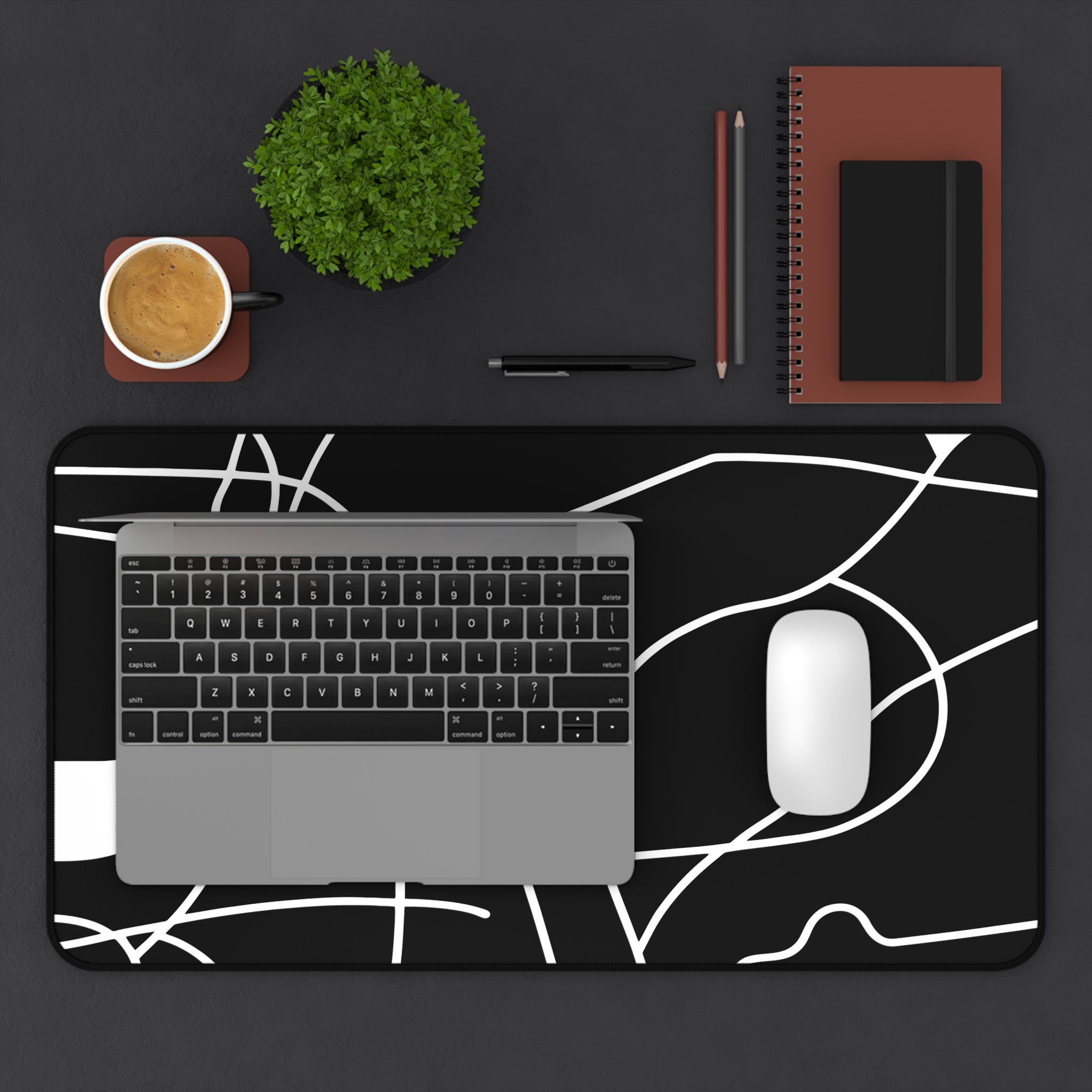abstract-lines-monochrome-mouse-pad-abstract-art-desk-mat-sleek-black-and-white-desk-pad-minimalist-mouse-pad