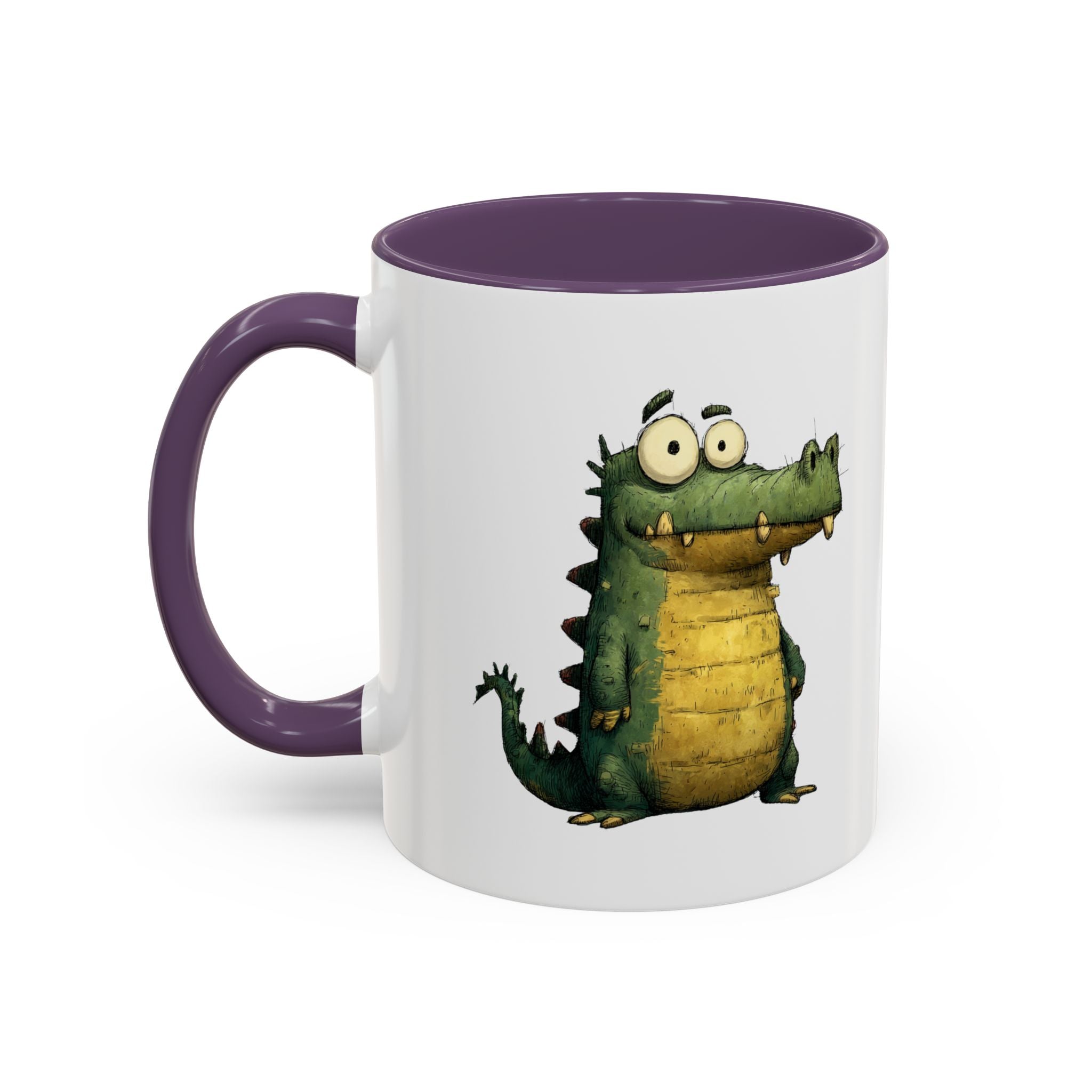 Funny Alligator Accent Coffee Mug | Cute Animal Mug for Nature Lovers, Ideal Gift for Birthdays, Holidays, Home Decor