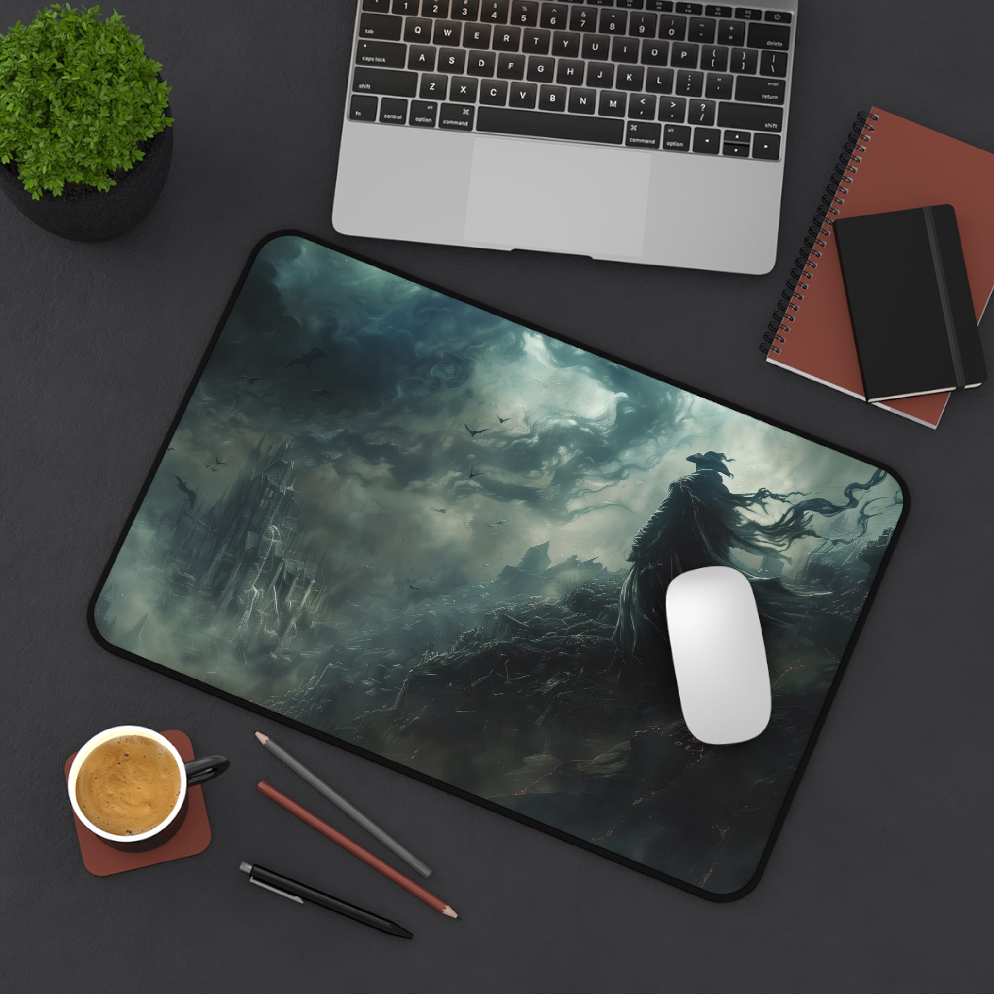 bloodborne-the-hunter-mouse-pad-scenery-castle-desk-pad-blood-moon-large-gaming-desk-mat-fantasy-pro