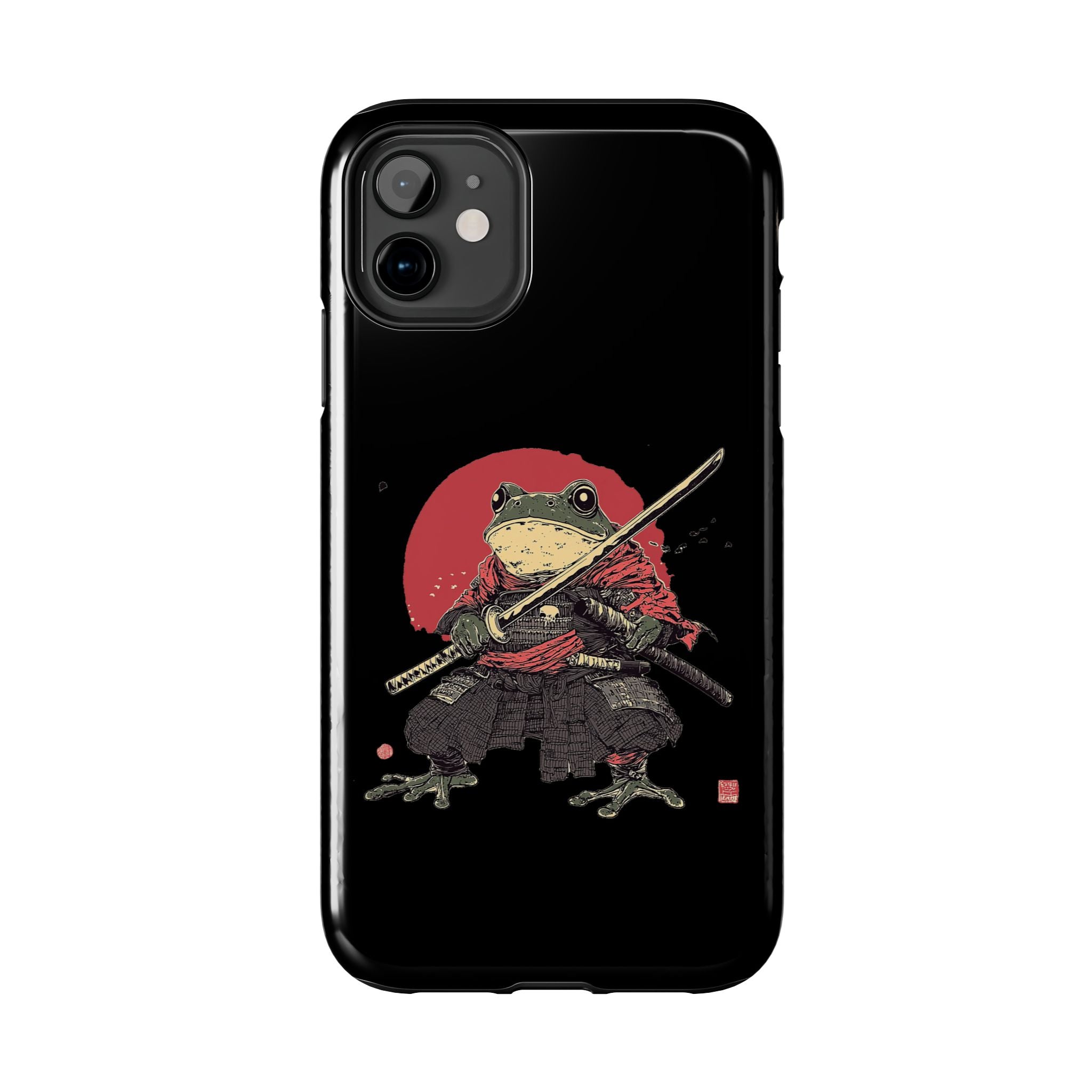 retro-vintage-ninja-frog-iphone-tough-case-red-sun-japanese-samurai-frog-design-ninja-warrior-black-iphone-hard-cover-1