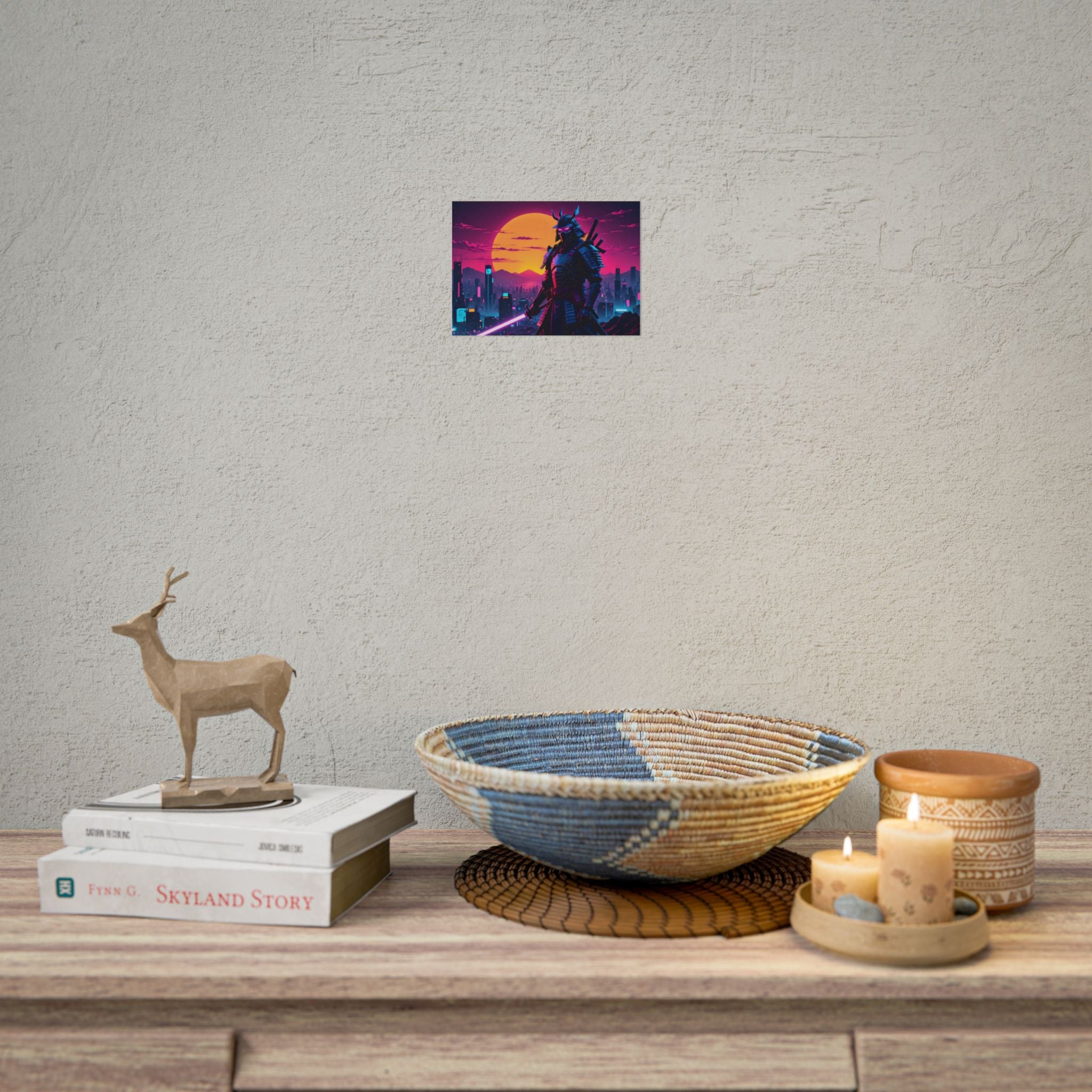 samurai-retrowave-poster-print-synthawave-wall-art-poster-gift-for-anime-fans-home-decor-japanese-art-retro-aesthetic-lightsa