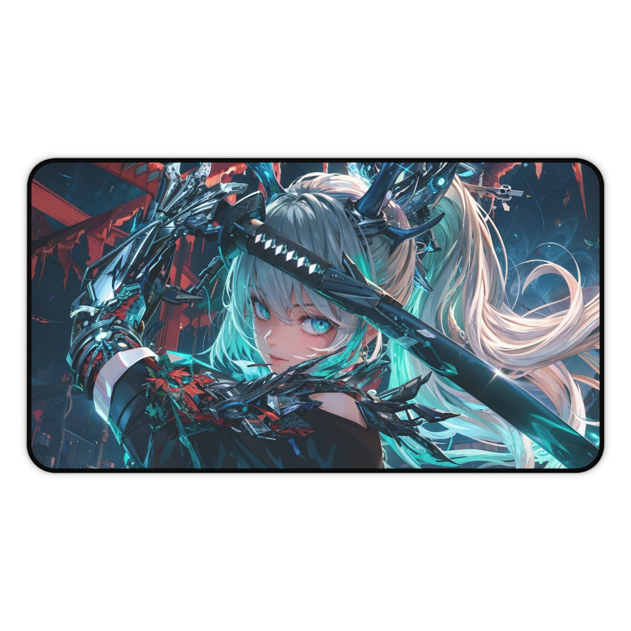 cyberpunk-girl-with-katana-mouse-pad-large-gaming-desk-mat-fantasy-protective-desk-pad-cyber-desk-accessory-anime-girl-mouse-