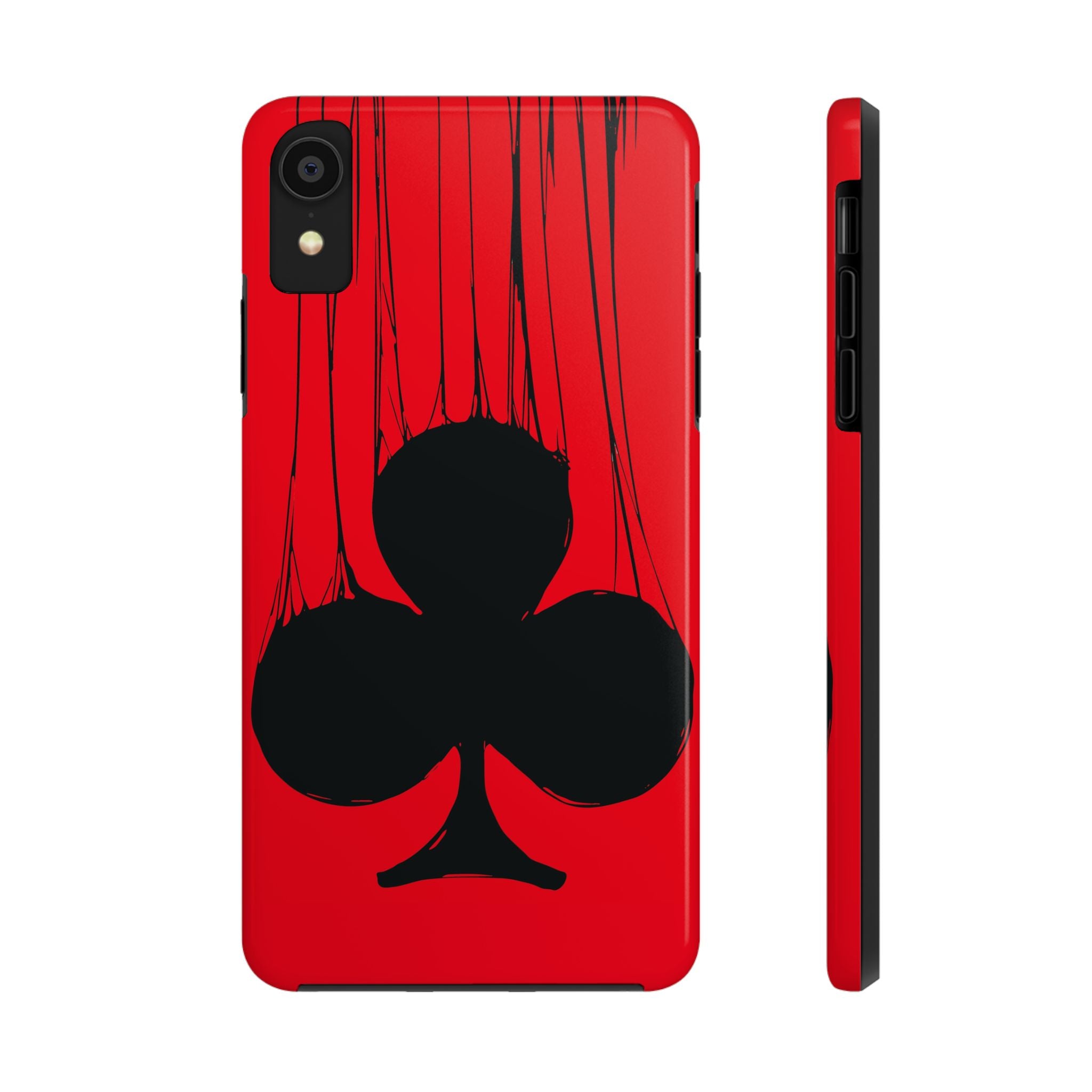 clubs-playing-cards-iphone-tough-case-protective-iphone-cover-card-game-lover-gift-gambling-theme-iphone-case-durable-card-su