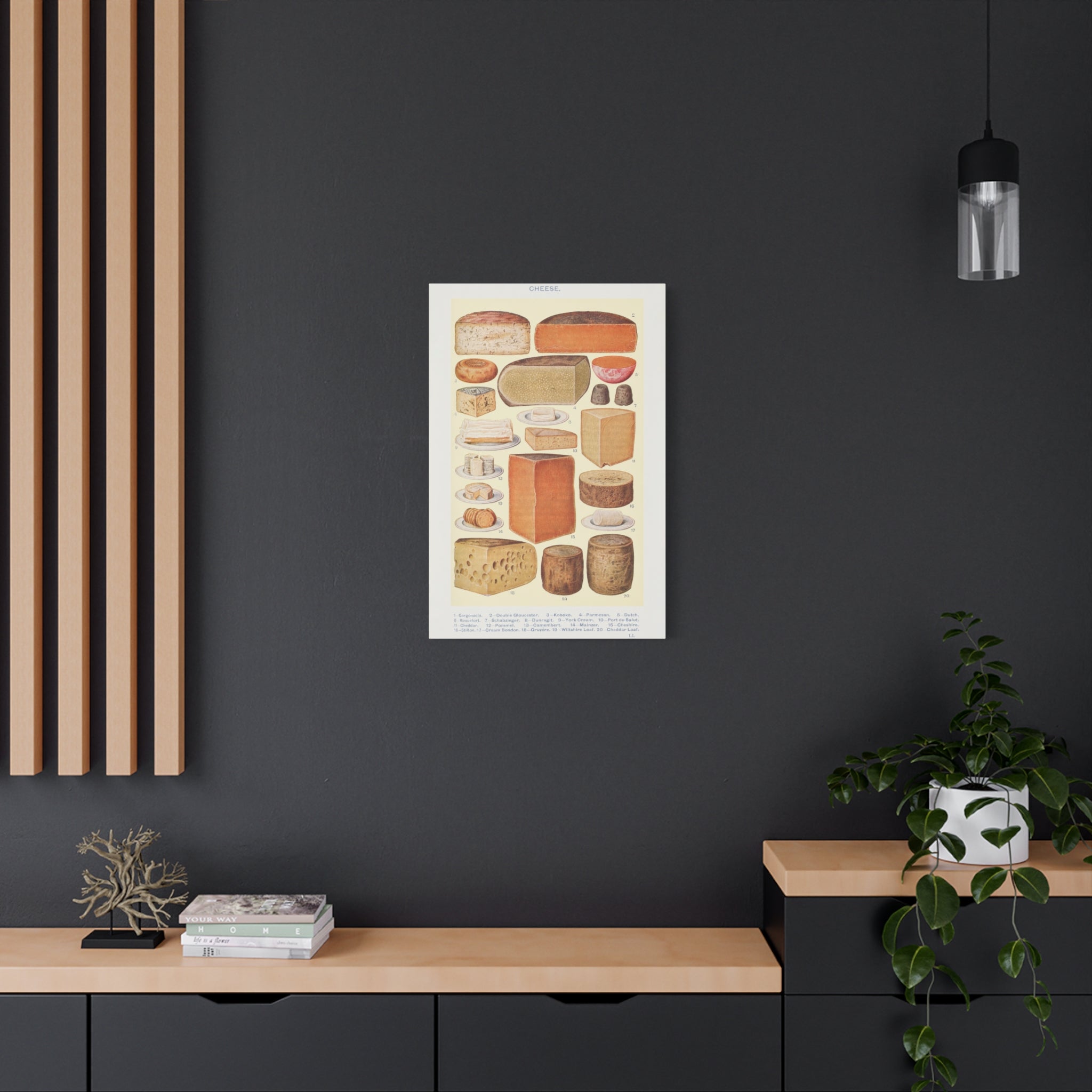 canvas-print-cheese-table-wall-art-gorgonzola-double-gloucester-koboko-parmesan-kitchen-decor-stretched-matte-canvas-vintage