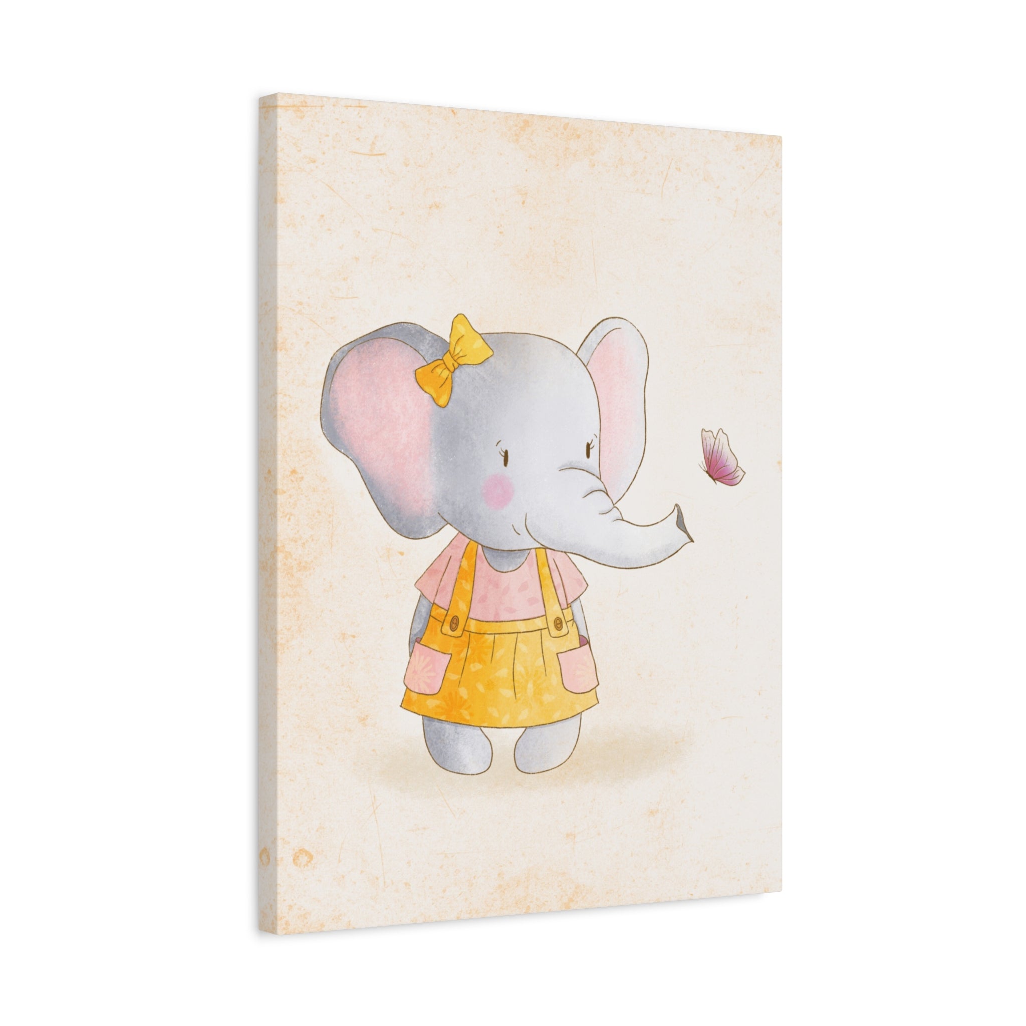 canvas-wall-art-cute-elephant-nursery-decor-baby-elephant-print-nursery-art-cute-elephant-decoration-baby-nursery-cute-animal