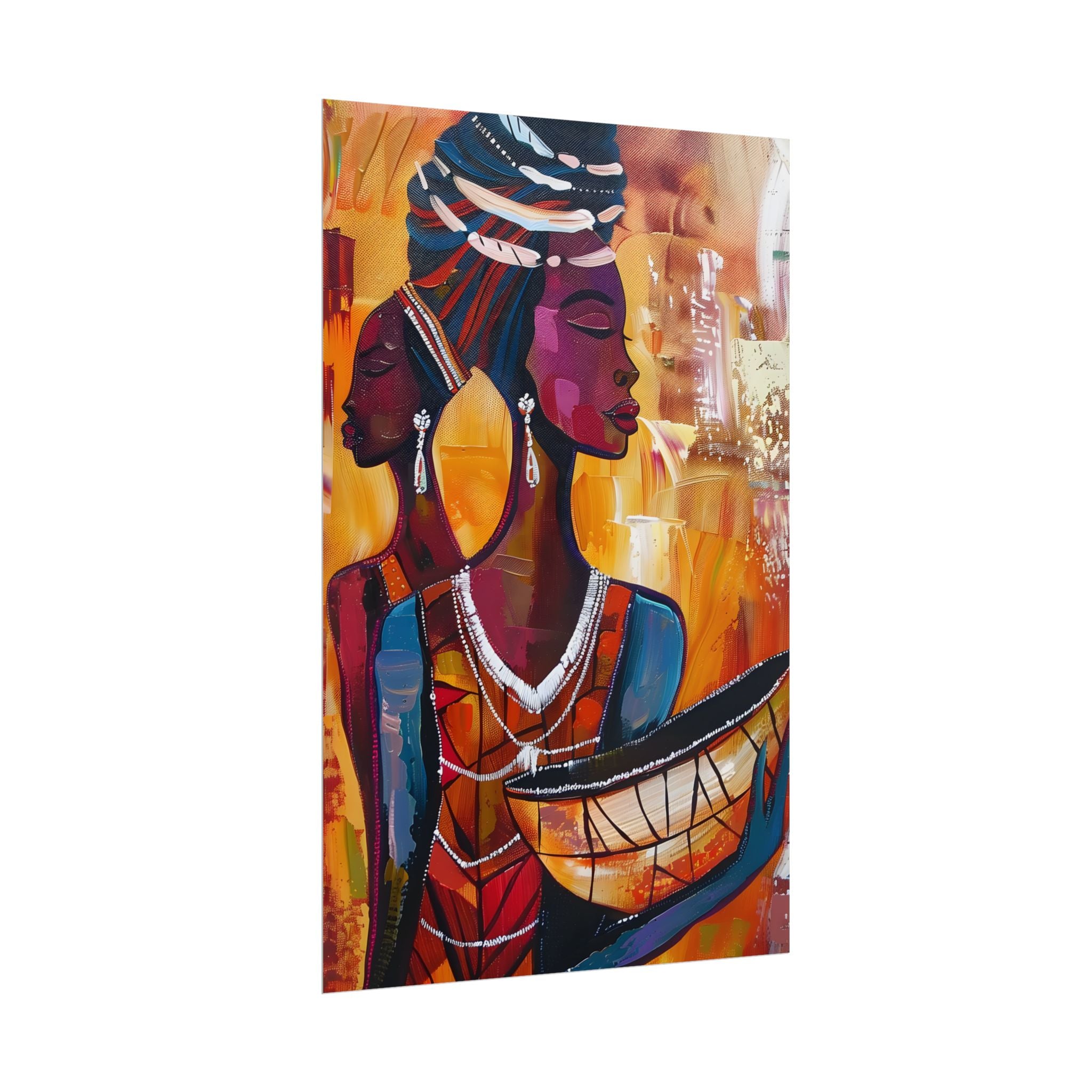 traditional-african-woman-poster-print-african-portrait-afrocentric-home-wall-decor-tribal-art-african-american-art-ethnic-wa