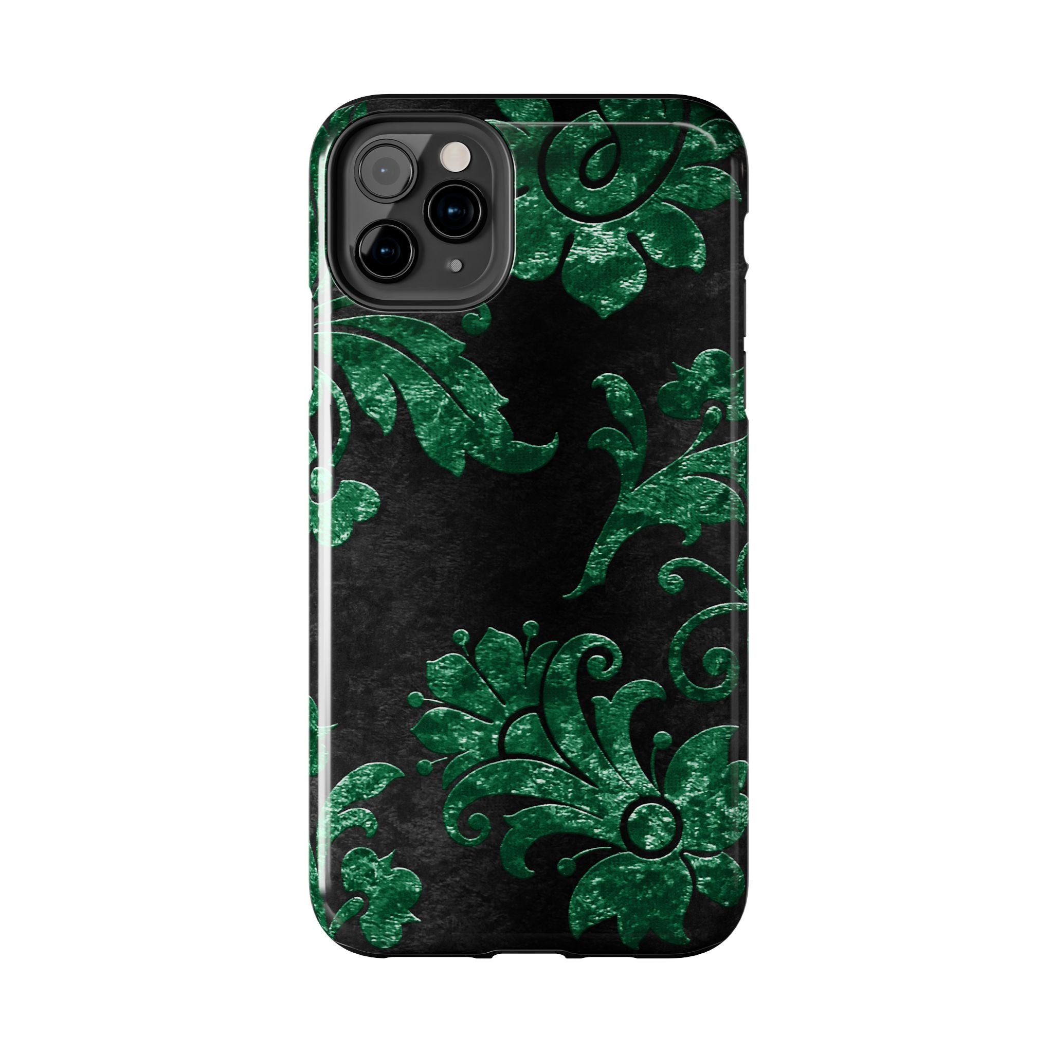 embossed-emerald-velvet-tough-iphone-case-protective-iphone-cover-heavy-duty-iphone-case-rugged-phone-case-durable-smartphone