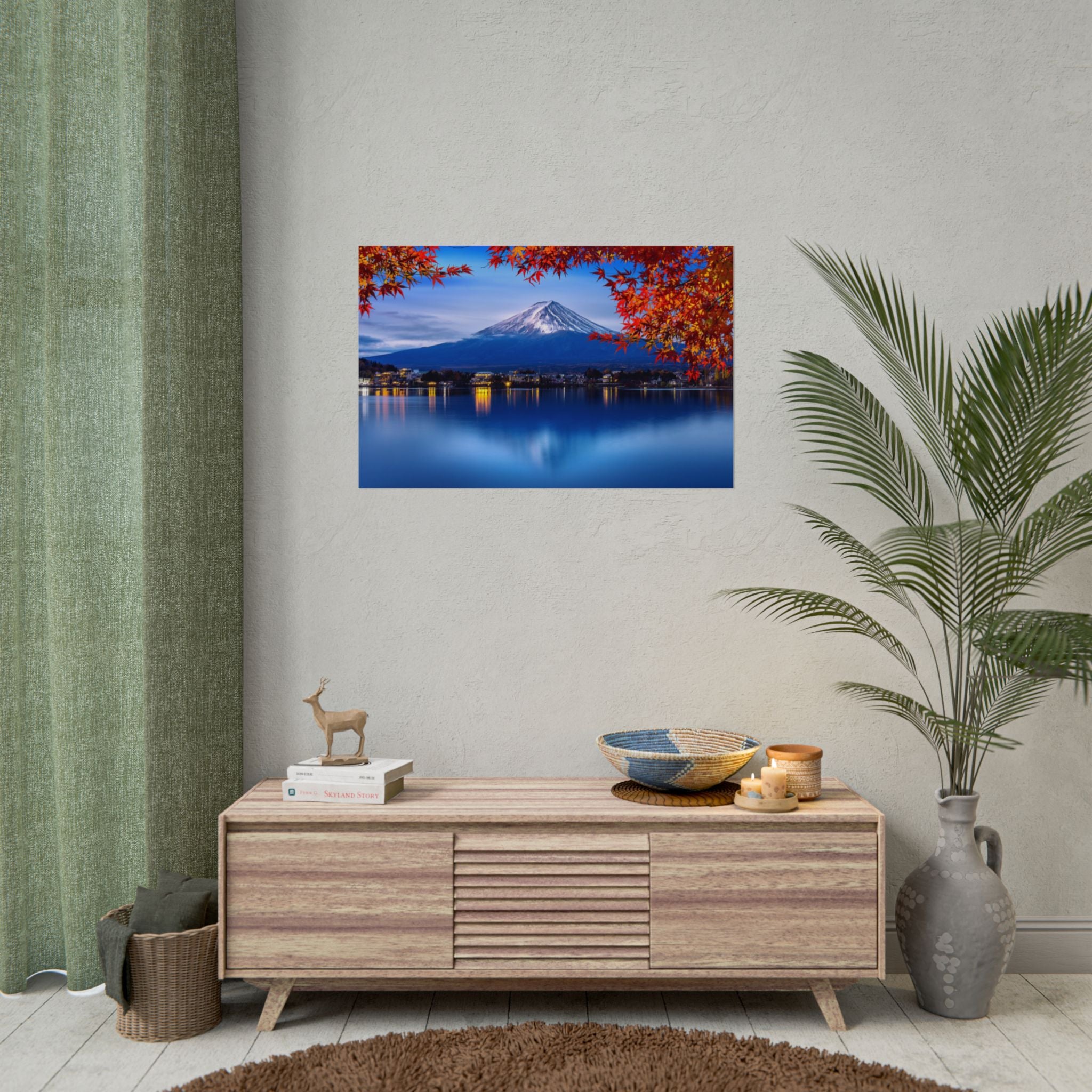 mount-fuji-poster-wall-art-japan-nature-park-autumn-lake-print-poster-art-home-decor-gift-living-room-decor-japanese-home-dec
