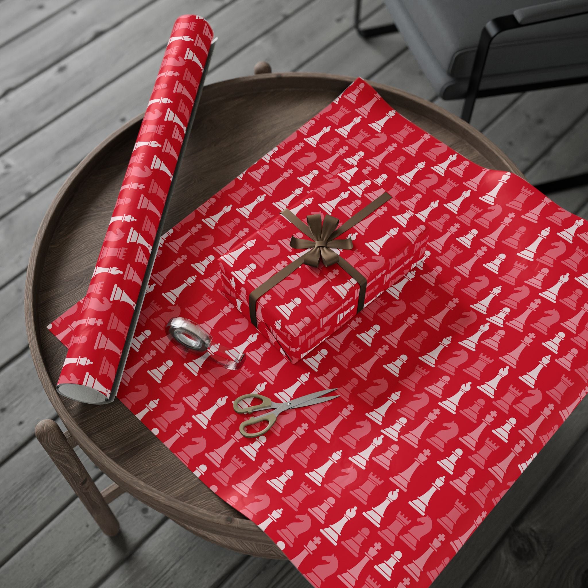 chess-gift-wrapping-papers-black-and-white-wrapping-roll-unique-holiday-present-wrap-game-lover-party-supplies-decorative-pap