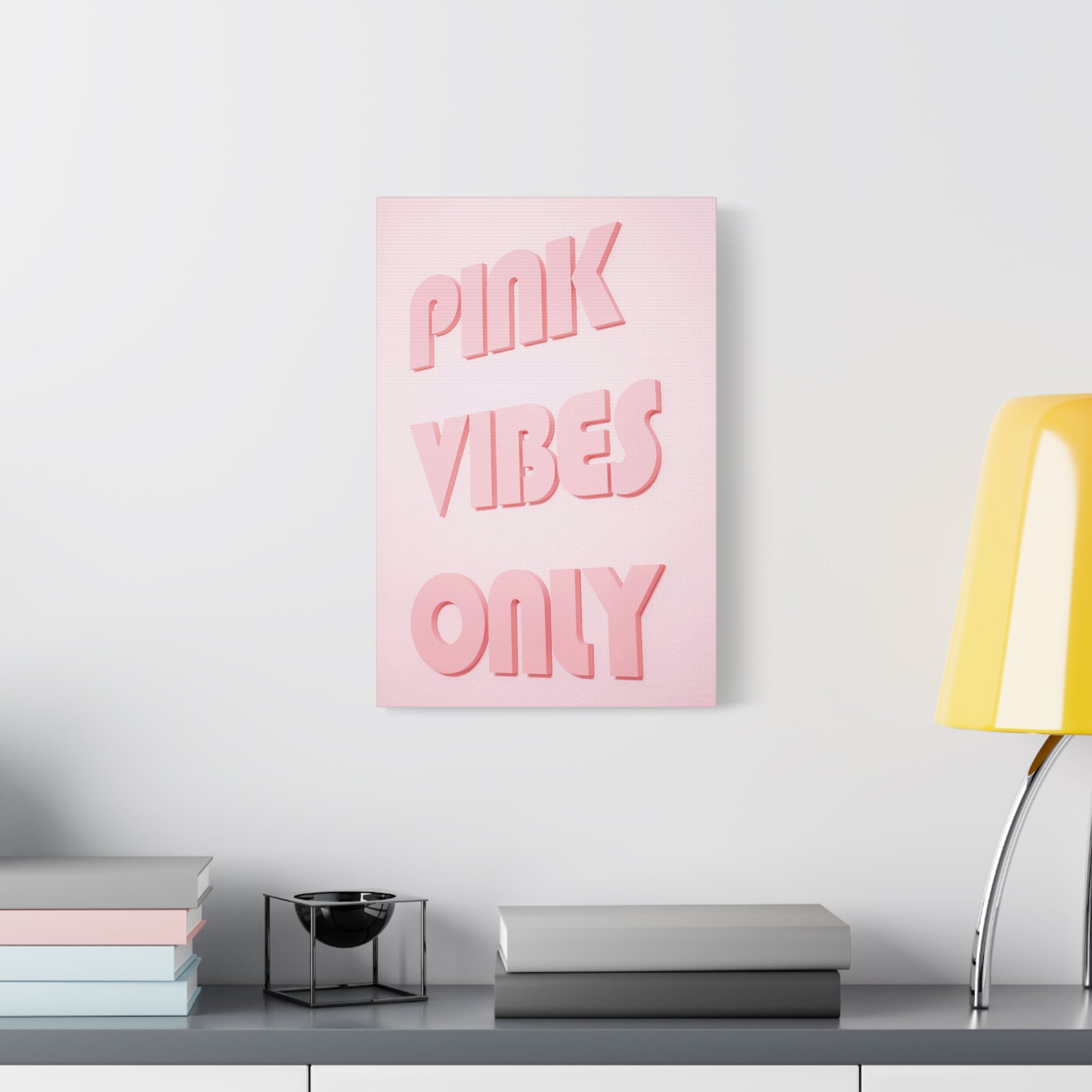 canvas-print-pink-vibes-only-pink-wall-art-aesthetic-wall-art-quote-home-office-decor-retro-wall-decor-pink-print-living-room
