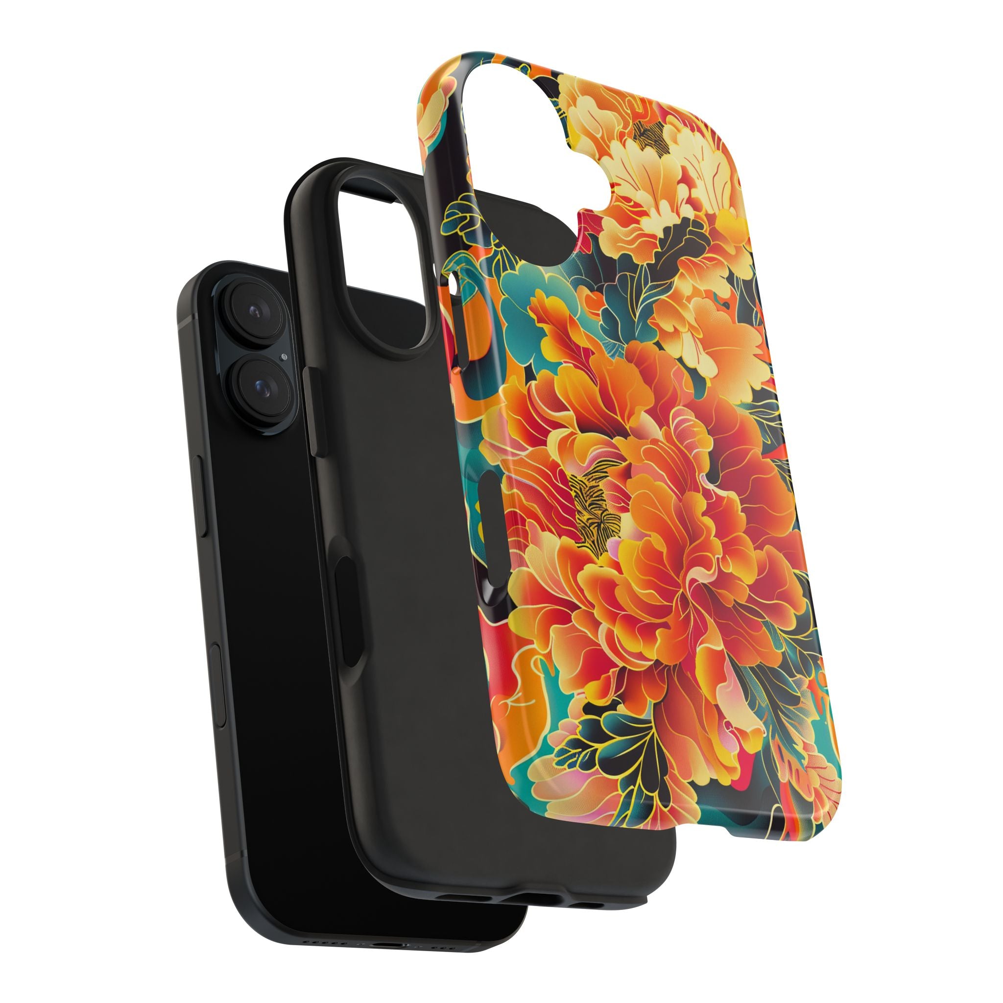 iphone-tough-case-retro-japanese-flowers-floral-phone-cover-vintage-japanese-style-protective-phone-case-asian-floral-design-