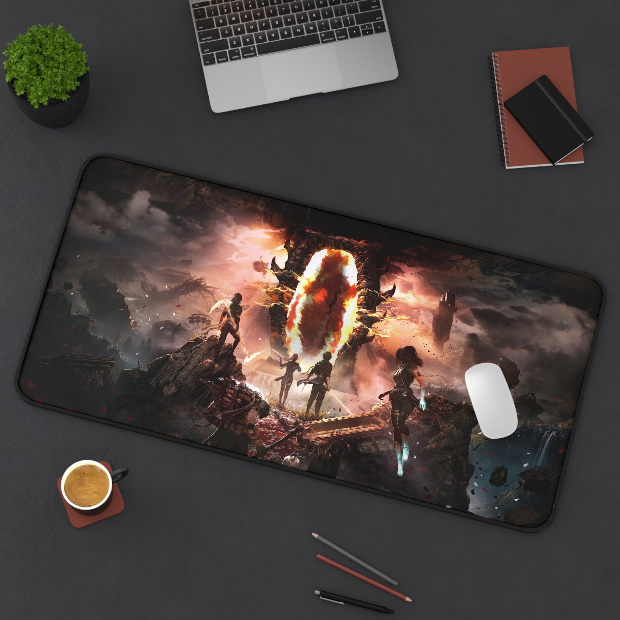 Clair Obscur Expedition 33 Gaming Mouse Pad - XL Desk Mat & Extended Desk Pad - Gustave Art - Fantasy RPG Gamer Setup