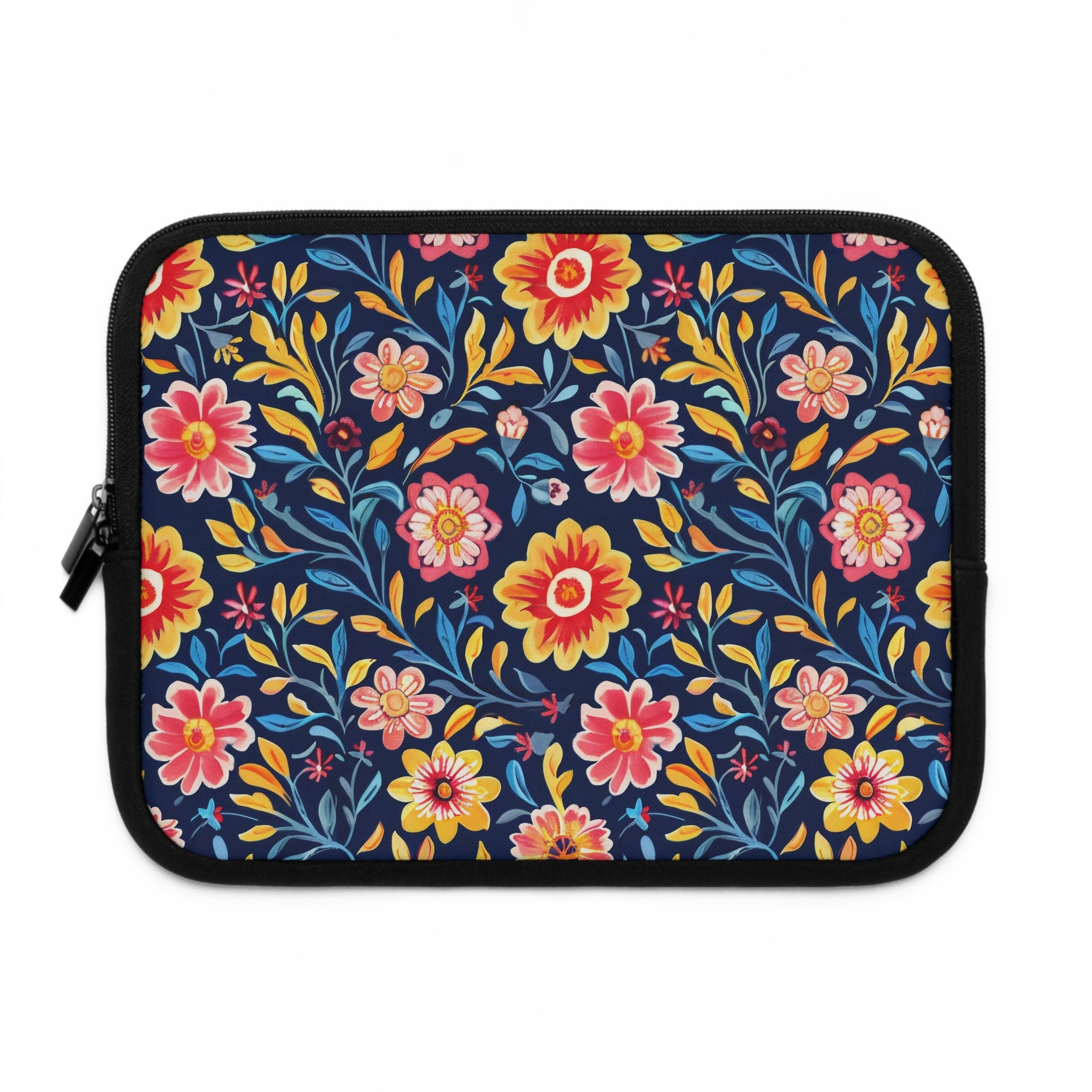 aesthetic-floral-laptop-sleeve-protective-cover-for-tech-yellow-blue-design-macbook-air-15-sleeve-floral-computer-bag-tablet-