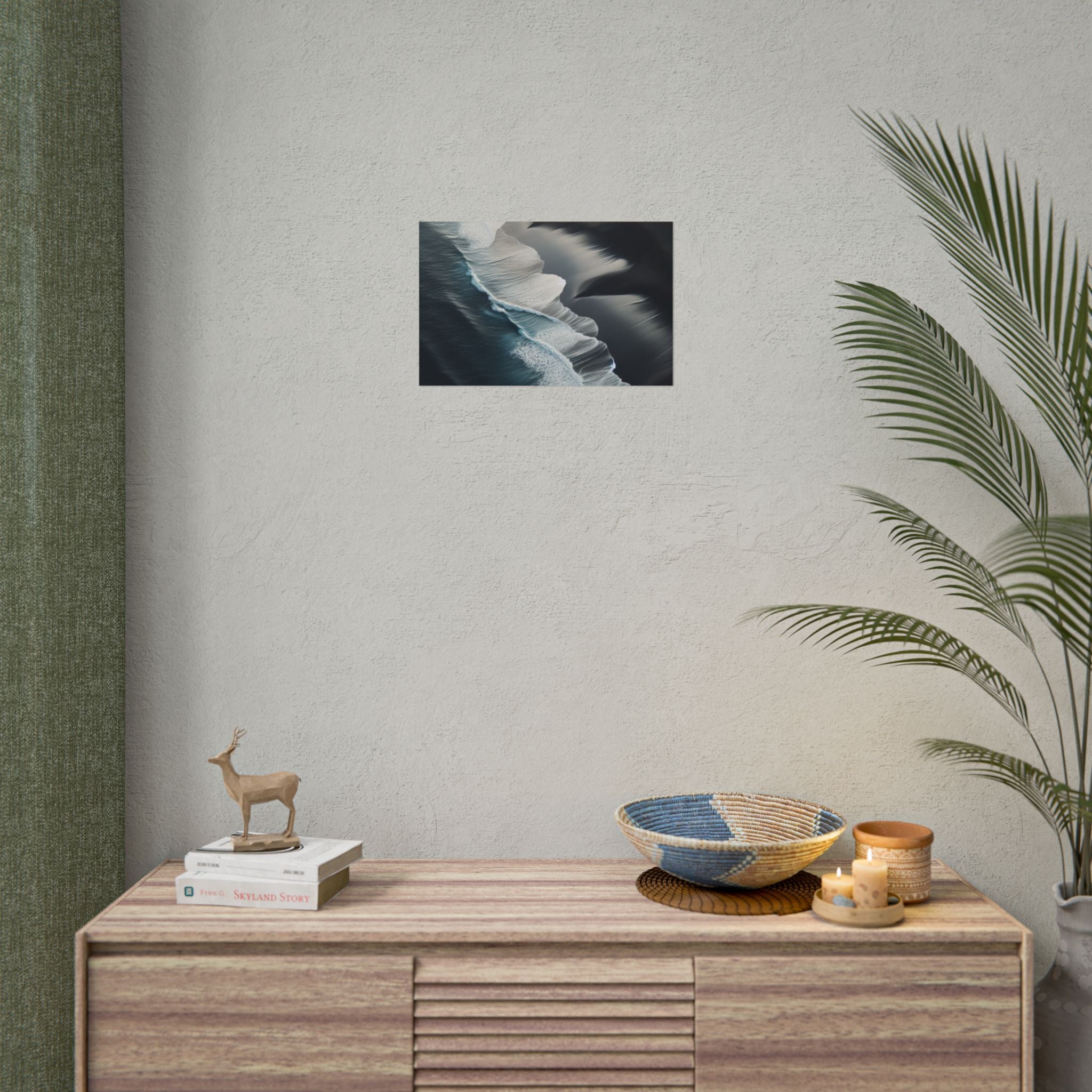 beach-wall-art-ocean-minimalist-poster-print-coastal-photography-ocean-print-sand-landscape-home-office-decoration