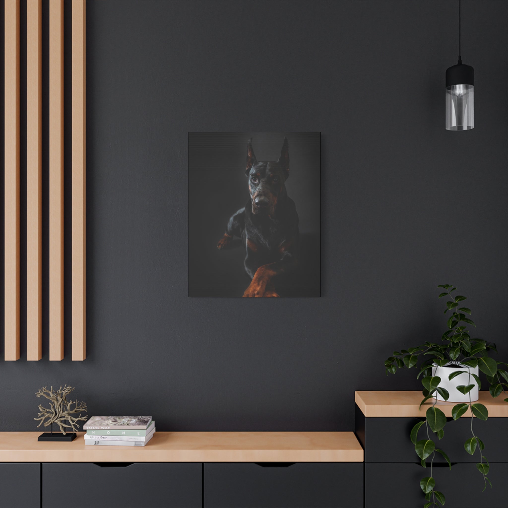 canvas-print-doberman-dog-wall-art-home-decor-office-decor-stretched-matte-canvas-1-25-gift-for-dog-lovers-animal-artwork-pet