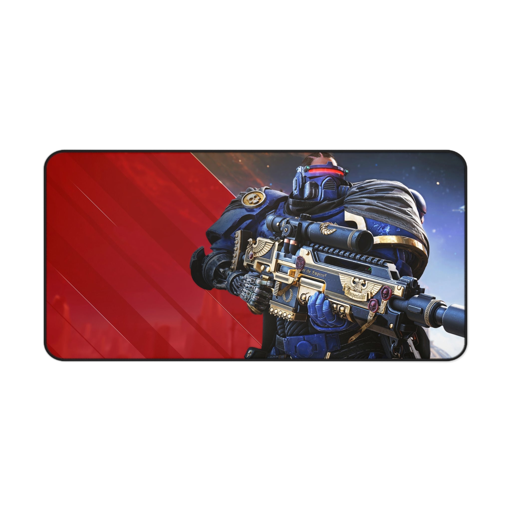 Warhammer 40k Space Marine 2 Tactical Sniper, Gaming Mouse Pad - XL Desk Mat & Extended Desk Pad for Wargaming, Gamer Gift