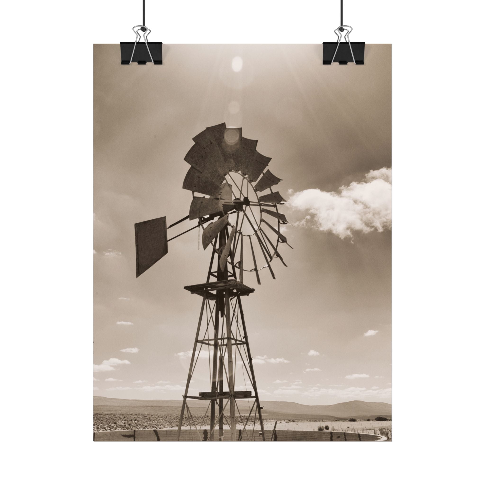 rustic-windmill-photography-poster-print-farm-house-wall-decor-gift-for-farmers-country-home-decor-windmill-wall-art