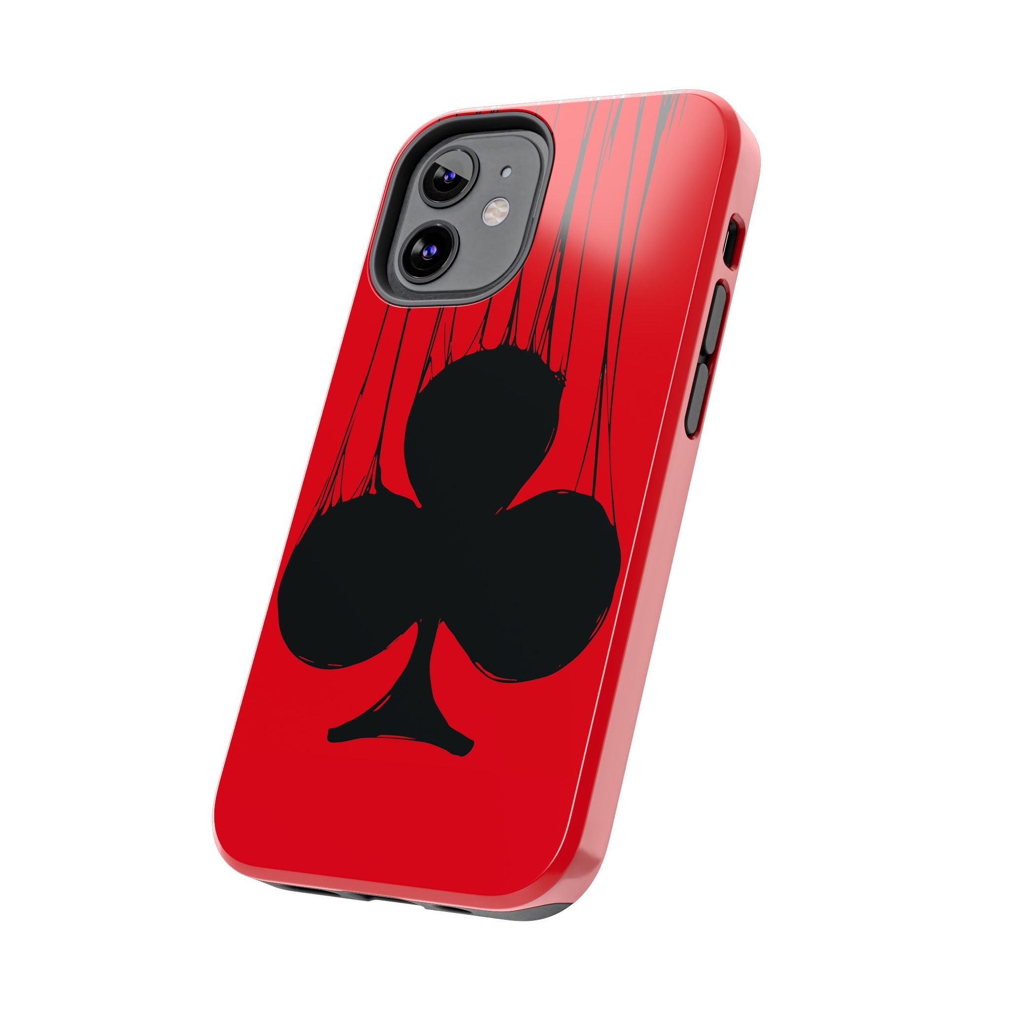 clubs-playing-cards-iphone-tough-case-protective-iphone-cover-card-game-lover-gift-gambling-theme-iphone-case-durable-card-su