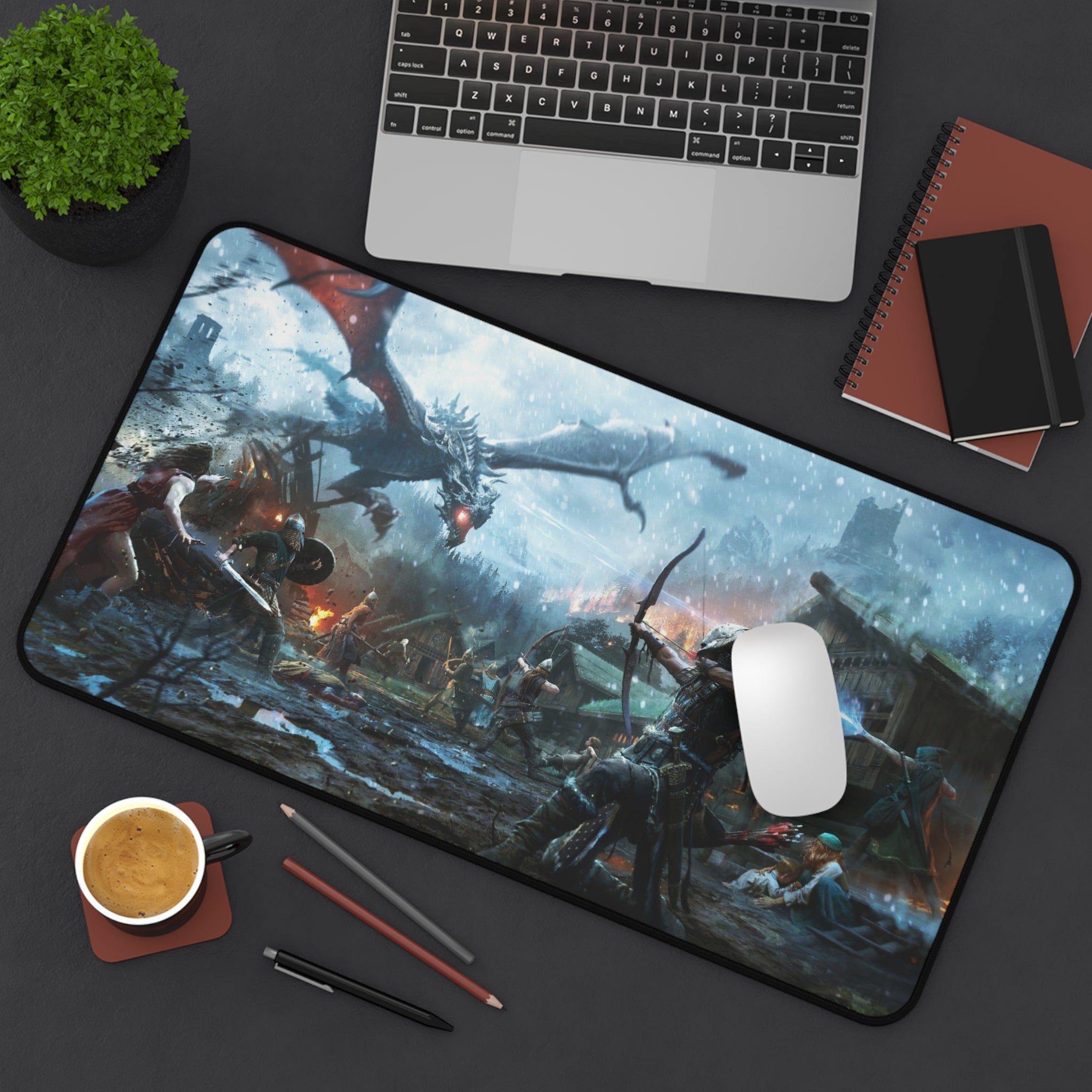 skyrim-deskpad-the-elder-scrolls-mousepad-gaming-deskpad-dragon-and-viking-warrior-desk-decor