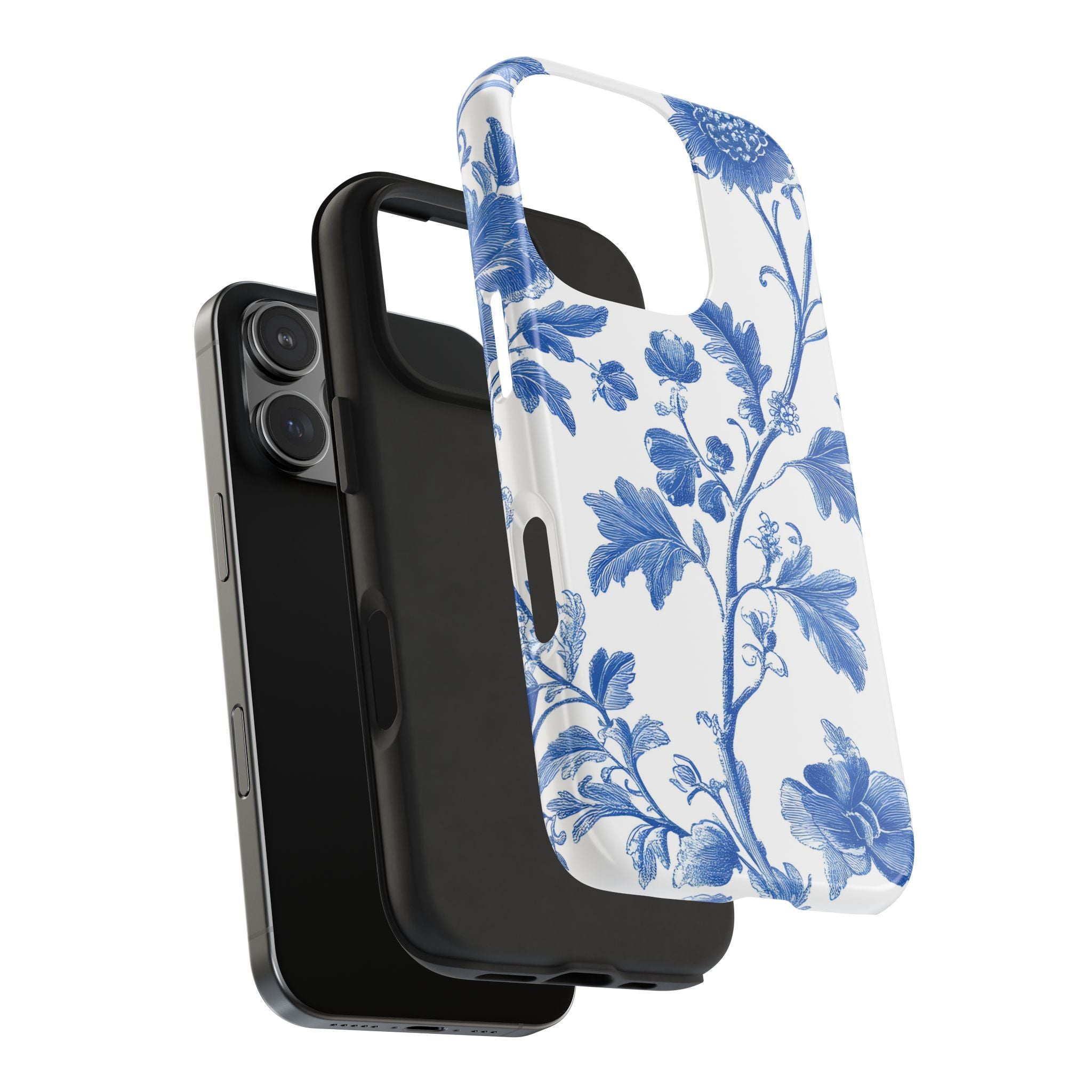 french-toile-floral-tough-iphone-case-blue-iphone-cover-protective-iphone-case-hard-shell-iphone-case-vintage-design-iphone-c