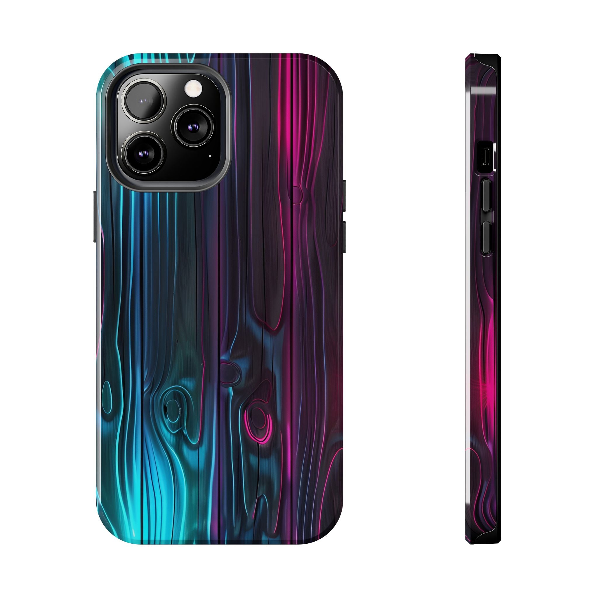 disco-neon-tough-iphone-cases-wood-grain-texture-iphone-case-cover-protective-iphone-shell-unique-iphone-accessories-iphone-1