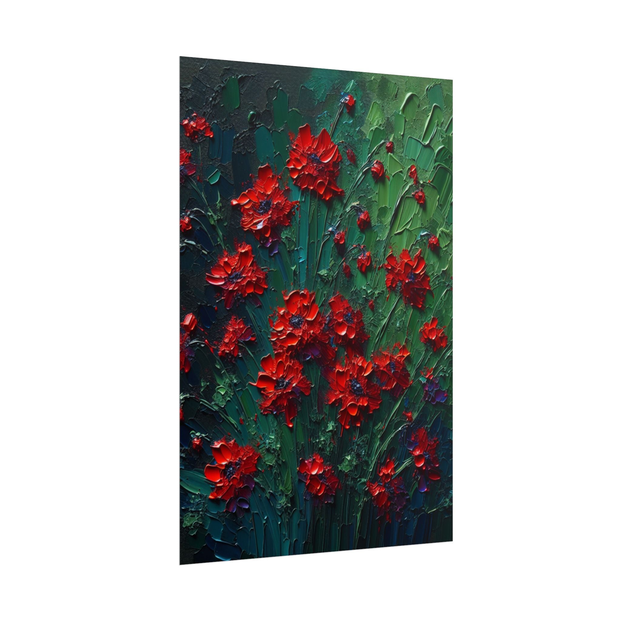 red-wildflowers-poster-print-impasto-oil-painting-look-stretched-wall-art-home-decor-floral-print-gift-for-nature-lover